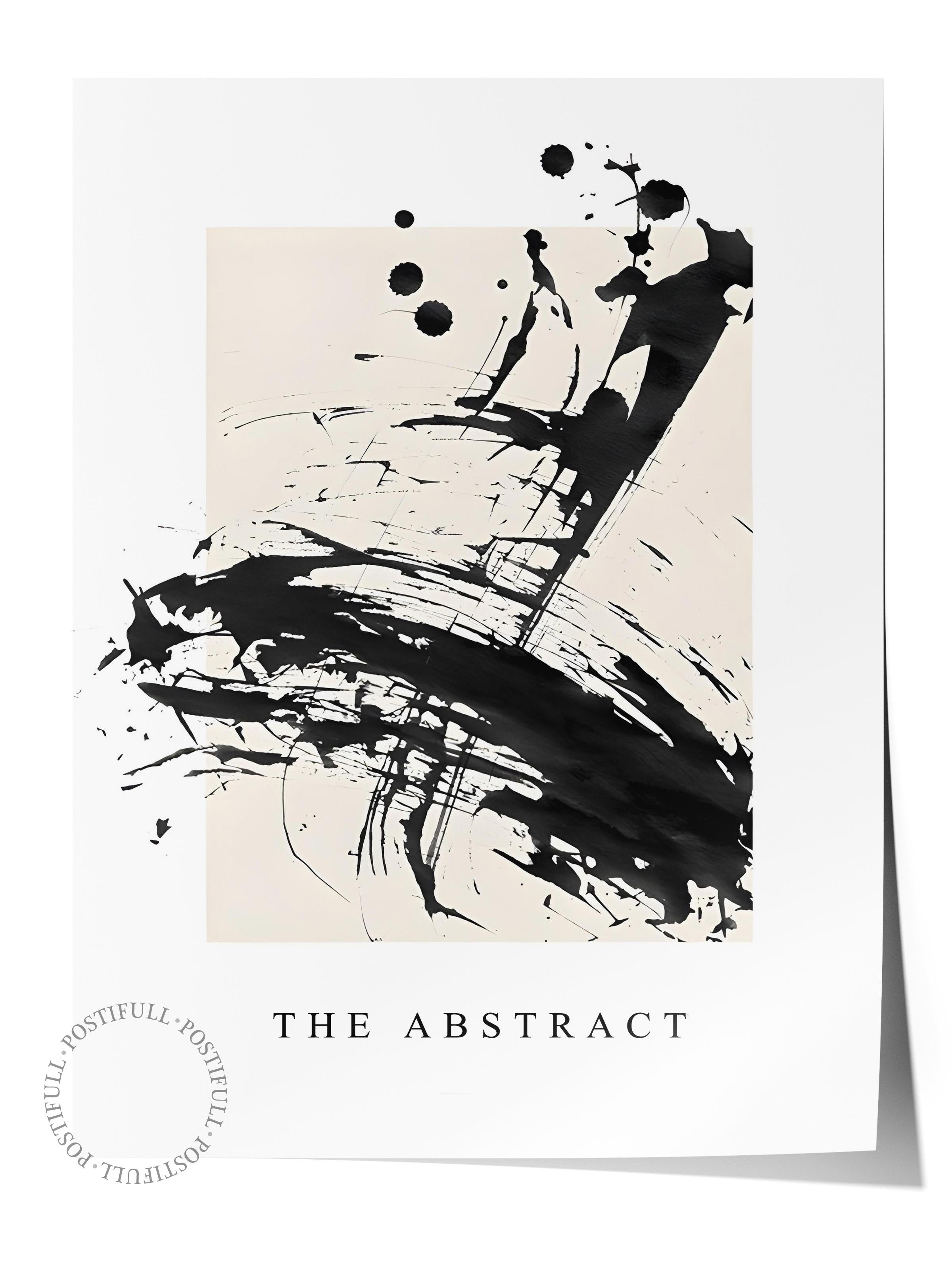 Çerçevesiz Poster, Sanatsal Tasarım Duvar Posteri, The Abstract Poster, NO:108572