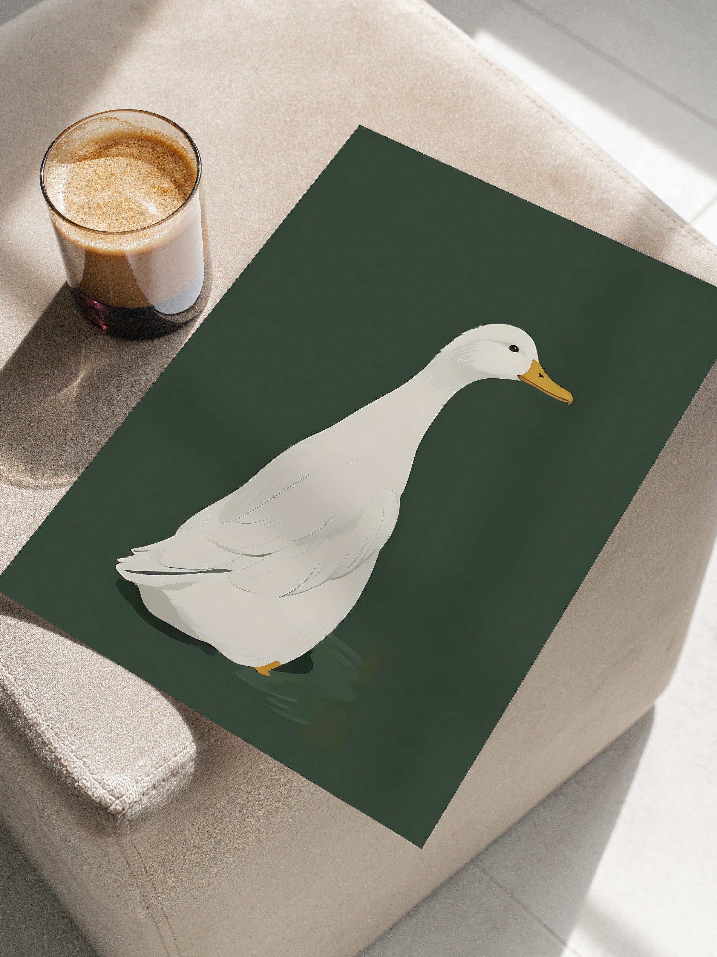 Çerçevesiz Poster, Silly Goose , Comfort Serisi Duvar Posteri, NO:108947