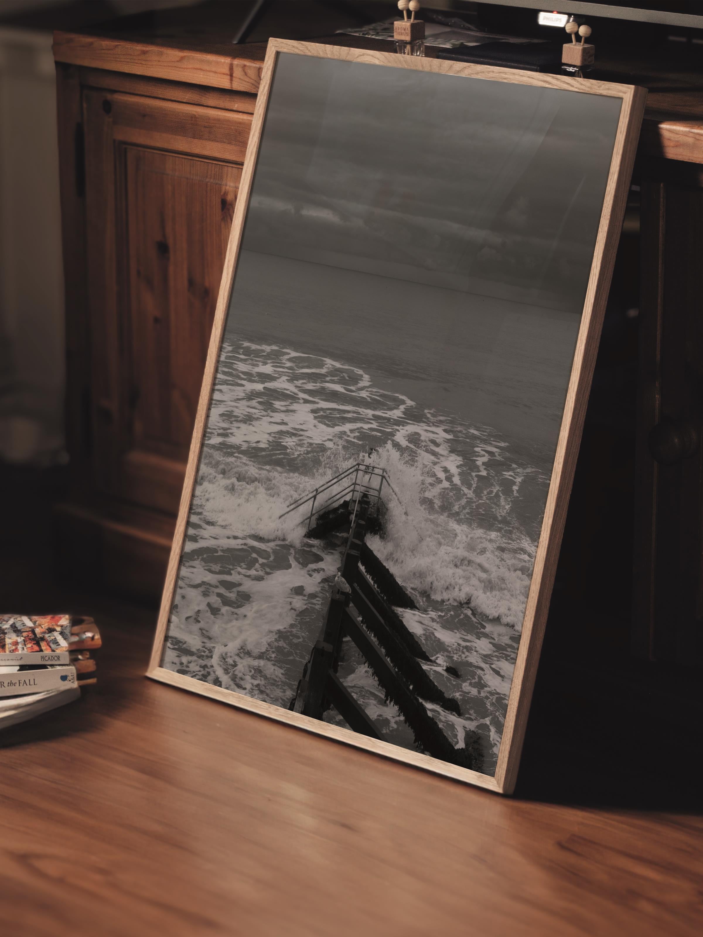 Çerçevesiz Poster, Siyah & Beyaz Fotoğraf No:19, HD Fotoğraf, Salon, Mutfak Duvar Dekoru Poster