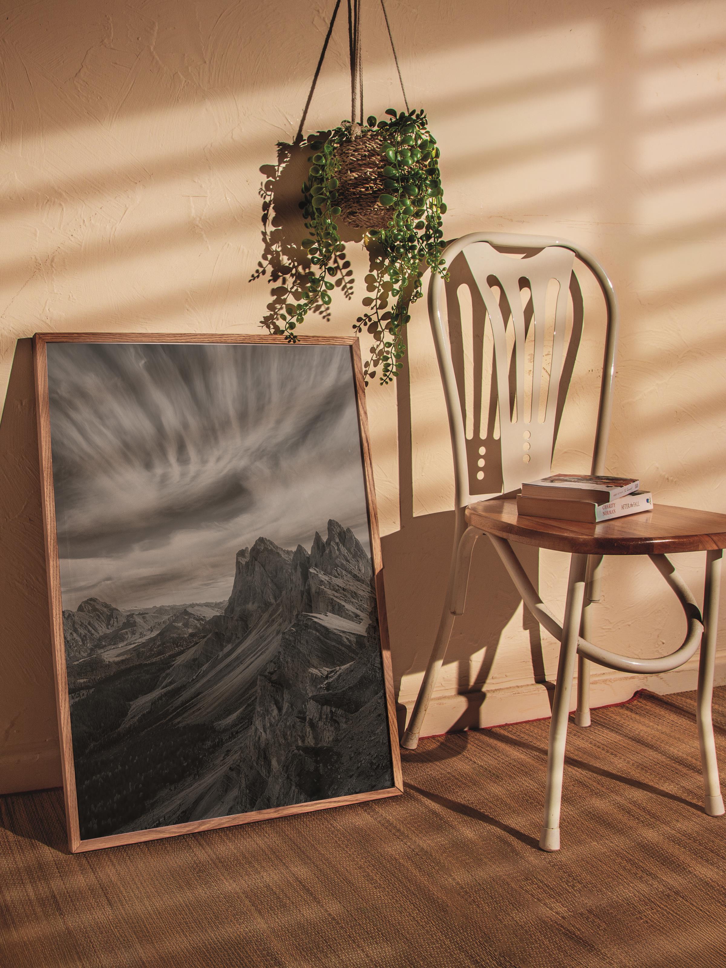 Çerçevesiz Poster, Siyah & Beyaz Fotoğraf No:53, HD Fotoğraf, Salon, Mutfak Duvar Dekoru Poster
