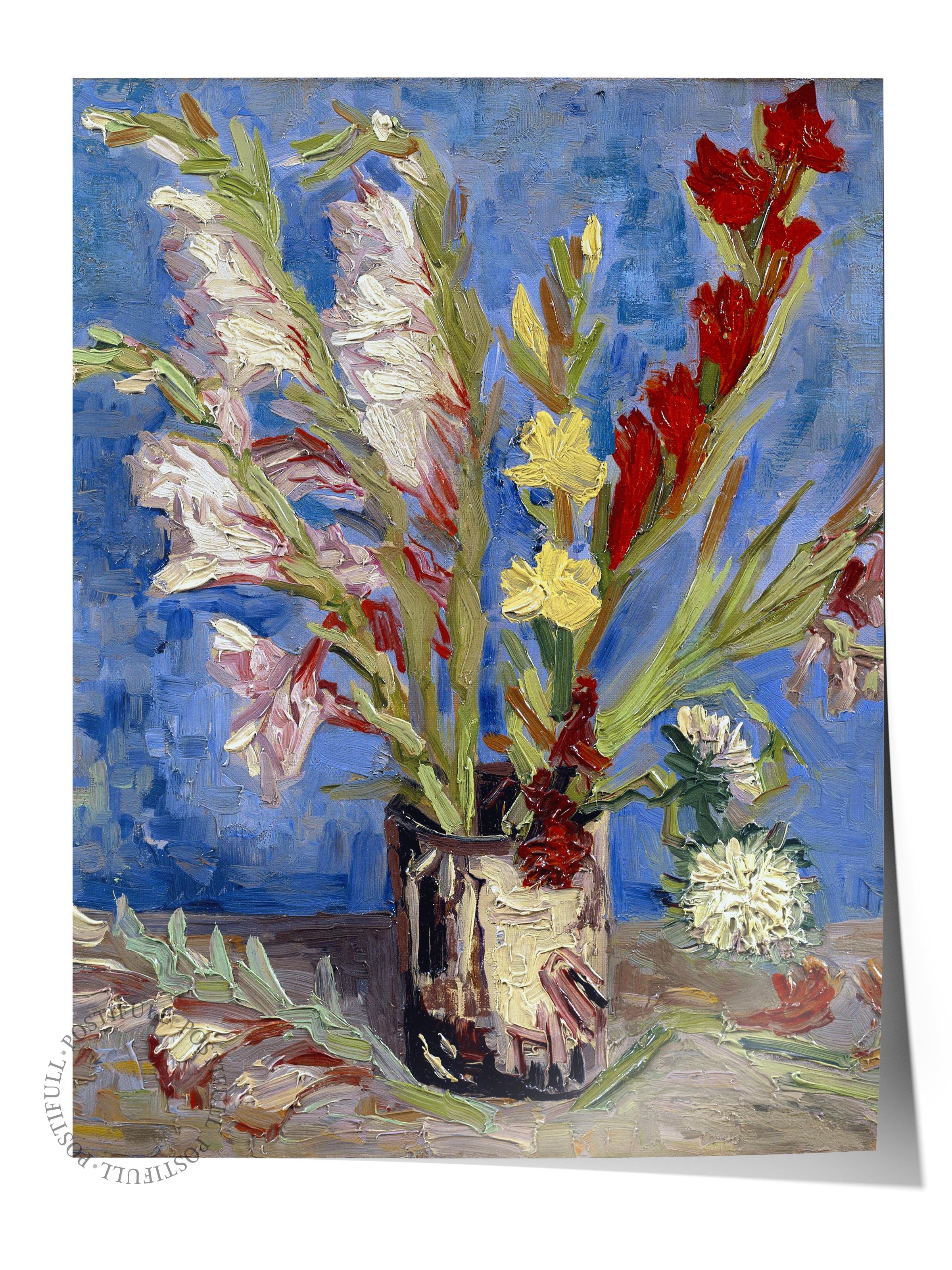 Çerçevesiz Poster Tablo, Duvar Posteri, Kağıt Poster, Soyut Çiçek Rüyası , Maximalist No:201
