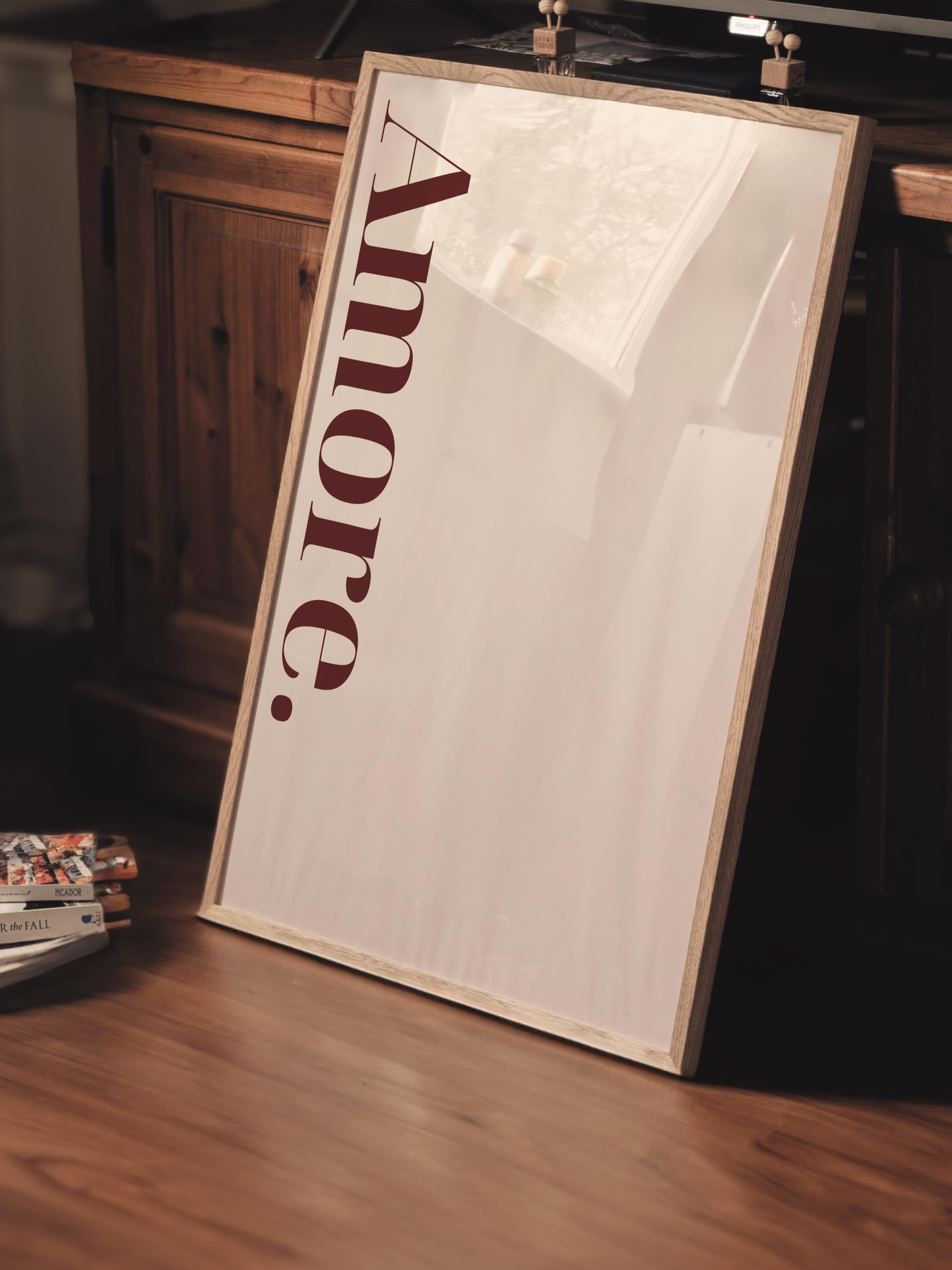 Çerçevesiz Poster Tablo, Duvar Posteri, Kağıt Poster, Aşkın Dili , Maximalist No:252