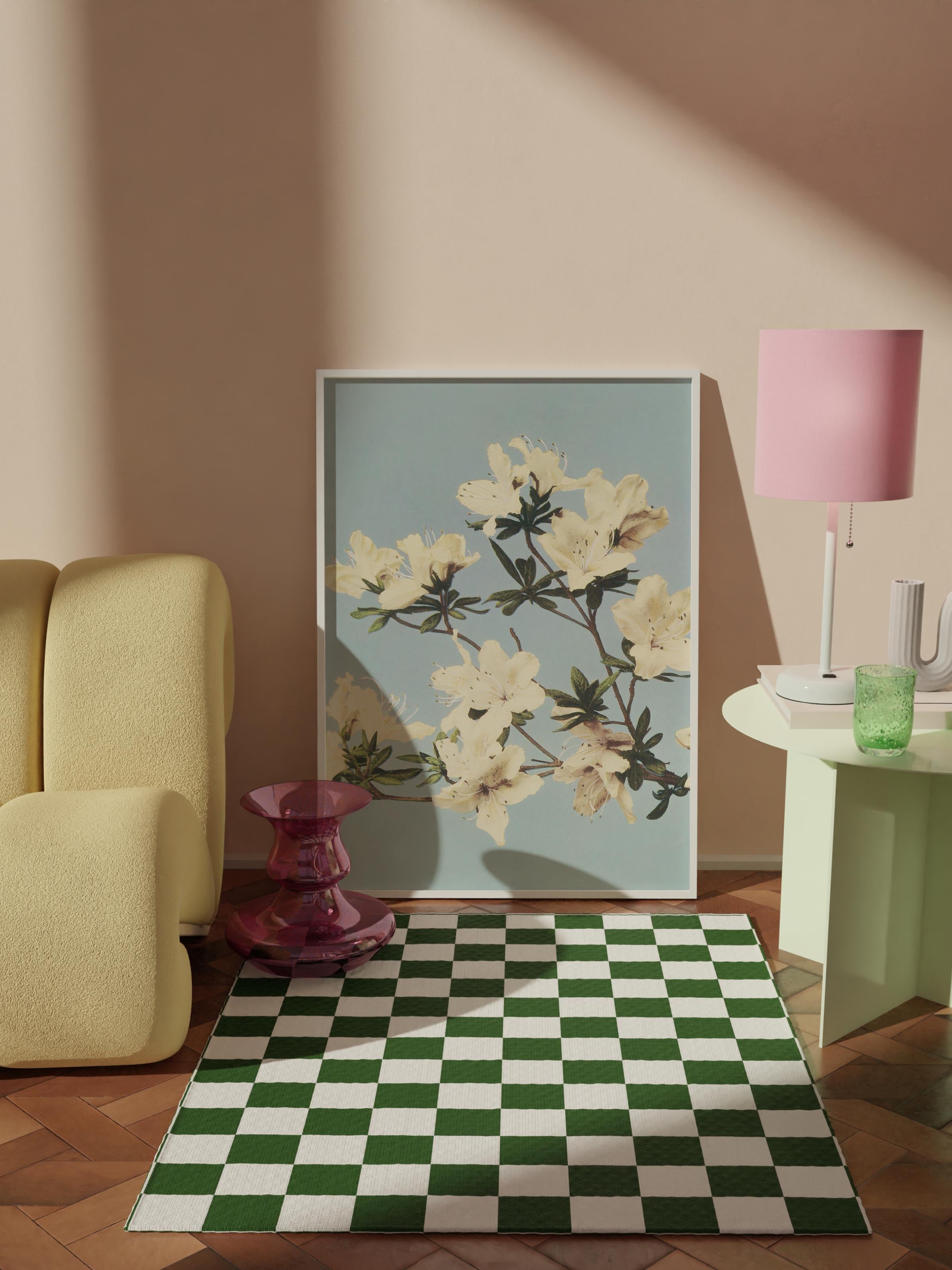 Çerçevesiz Poster Tablo, Duvar Posteri, Kağıt Poster, Kır Çiçekleri Arasında , Maximalist No:102