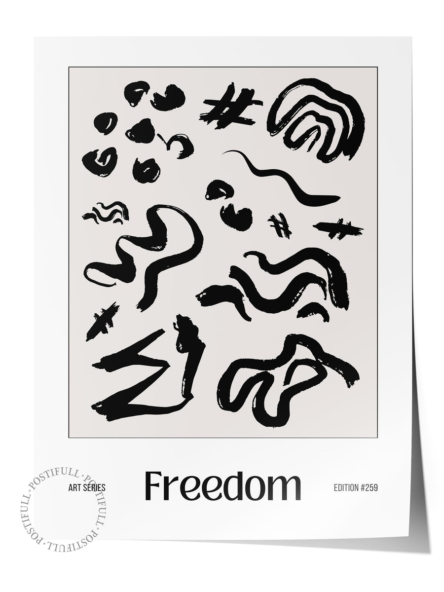 Freedom Maximalist Çerçevesiz Poster