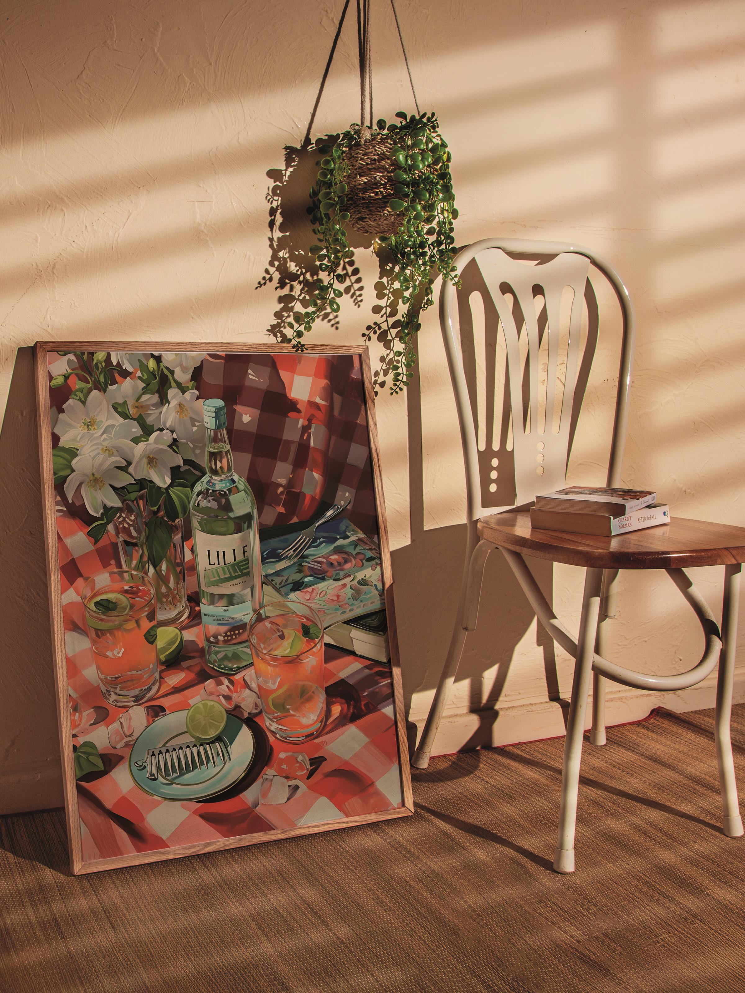 Çerçevesiz Poster Tablo, Duvar Posteri, Kağıt Poster, Piknik Zamanı , Maximalist No:177