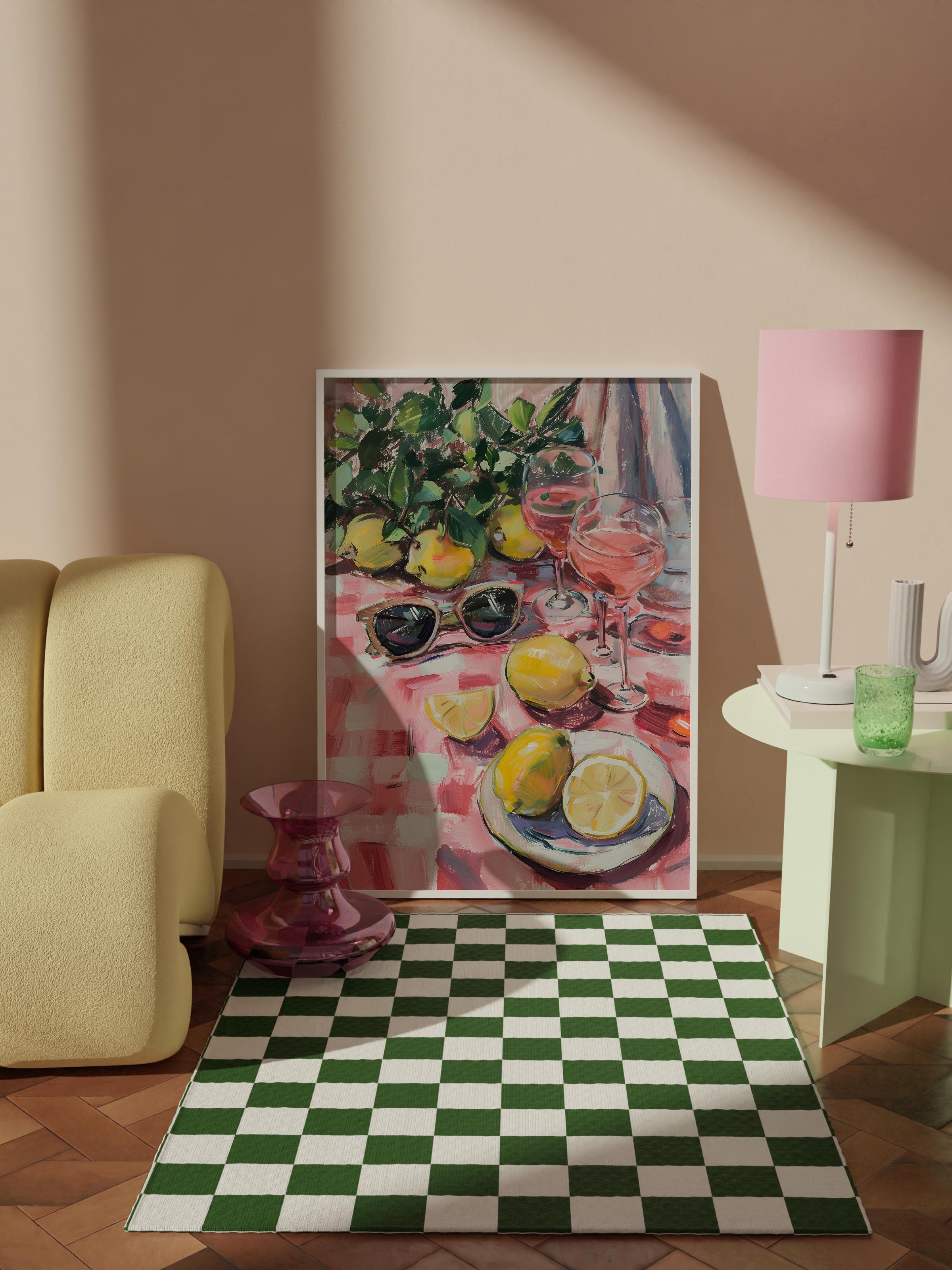 Çerçevesiz Poster Tablo, Duvar Posteri, Kağıt Poster, Piknik Zamanı , Maximalist No:135