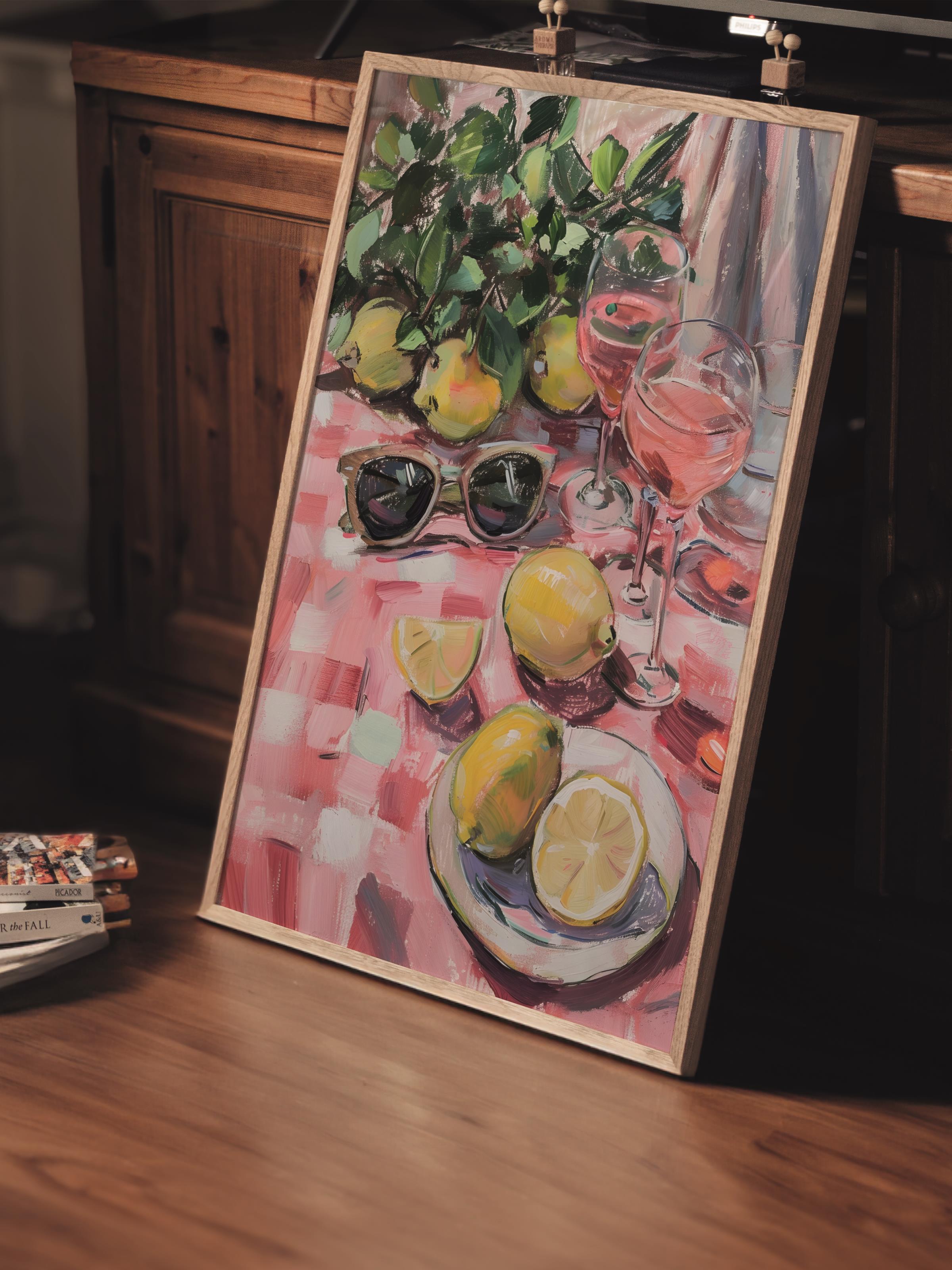 Çerçevesiz Poster Tablo, Duvar Posteri, Kağıt Poster, Piknik Zamanı , Maximalist No:135