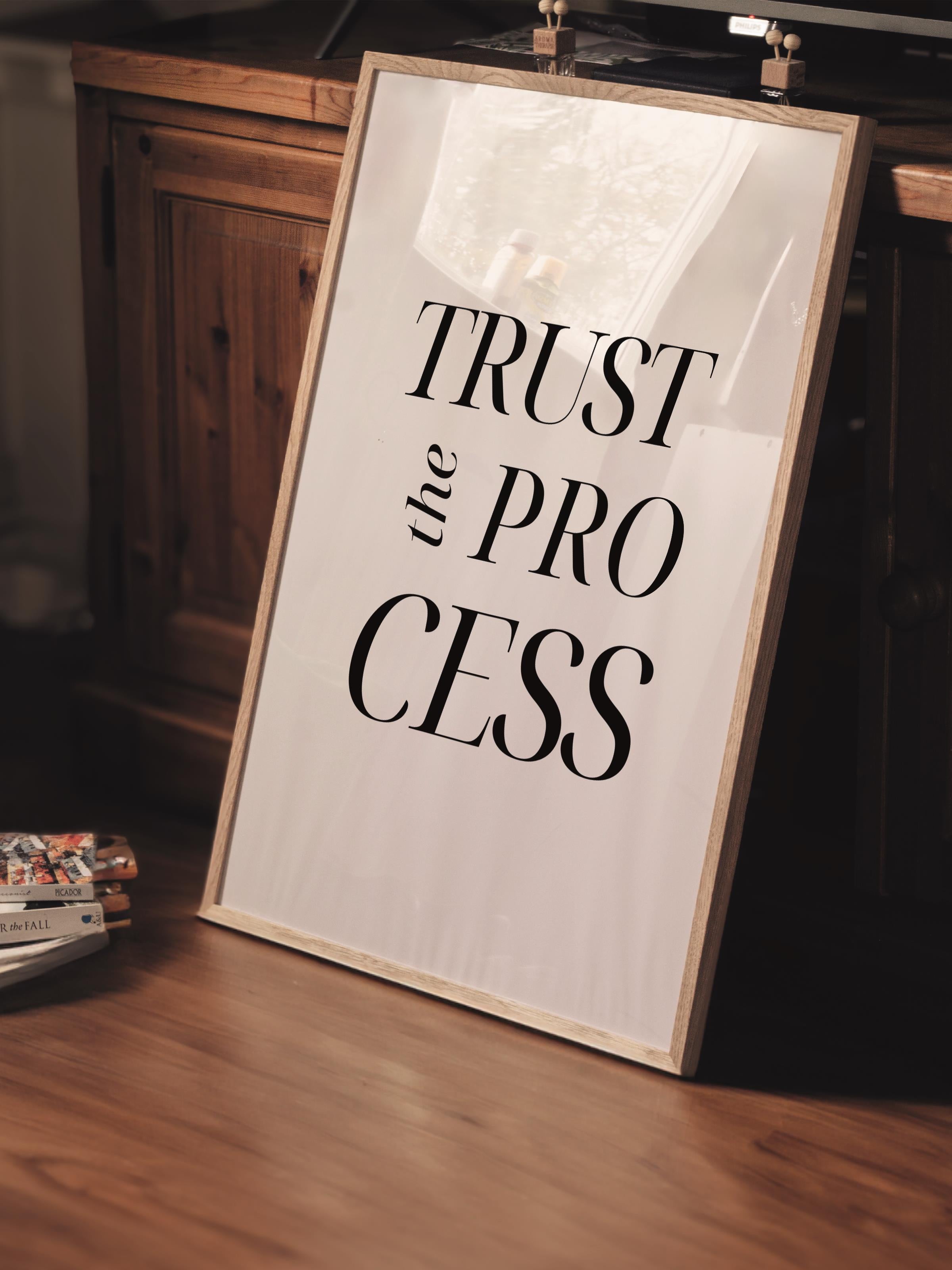 Çerçevesiz Poster Tablo, Duvar Posteri, Kağıt Poster, Sürecin Gücü , Maximalist No:192