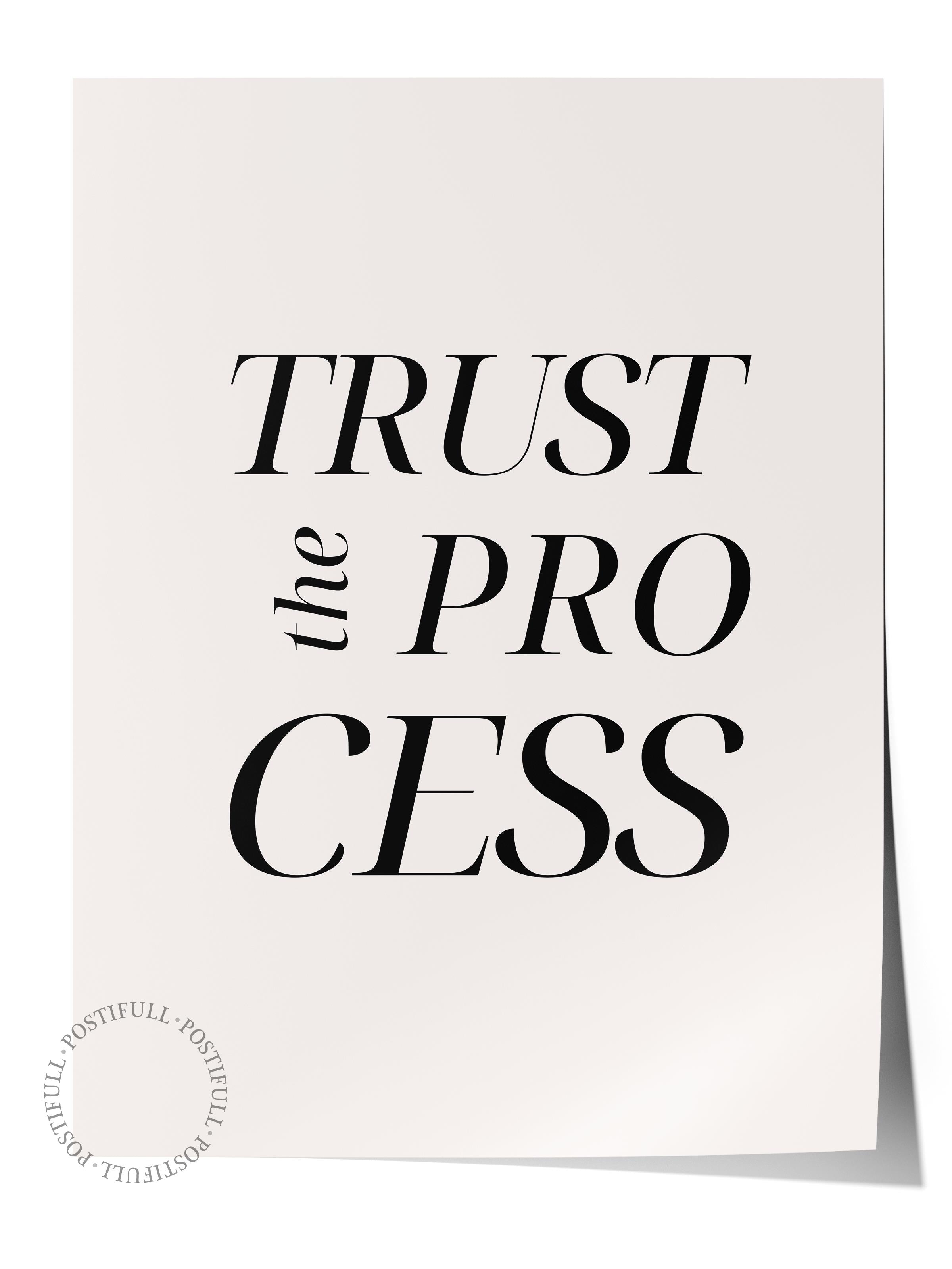 Çerçevesiz Poster Tablo, Duvar Posteri, Kağıt Poster, Sürecin Gücü , Maximalist No:192