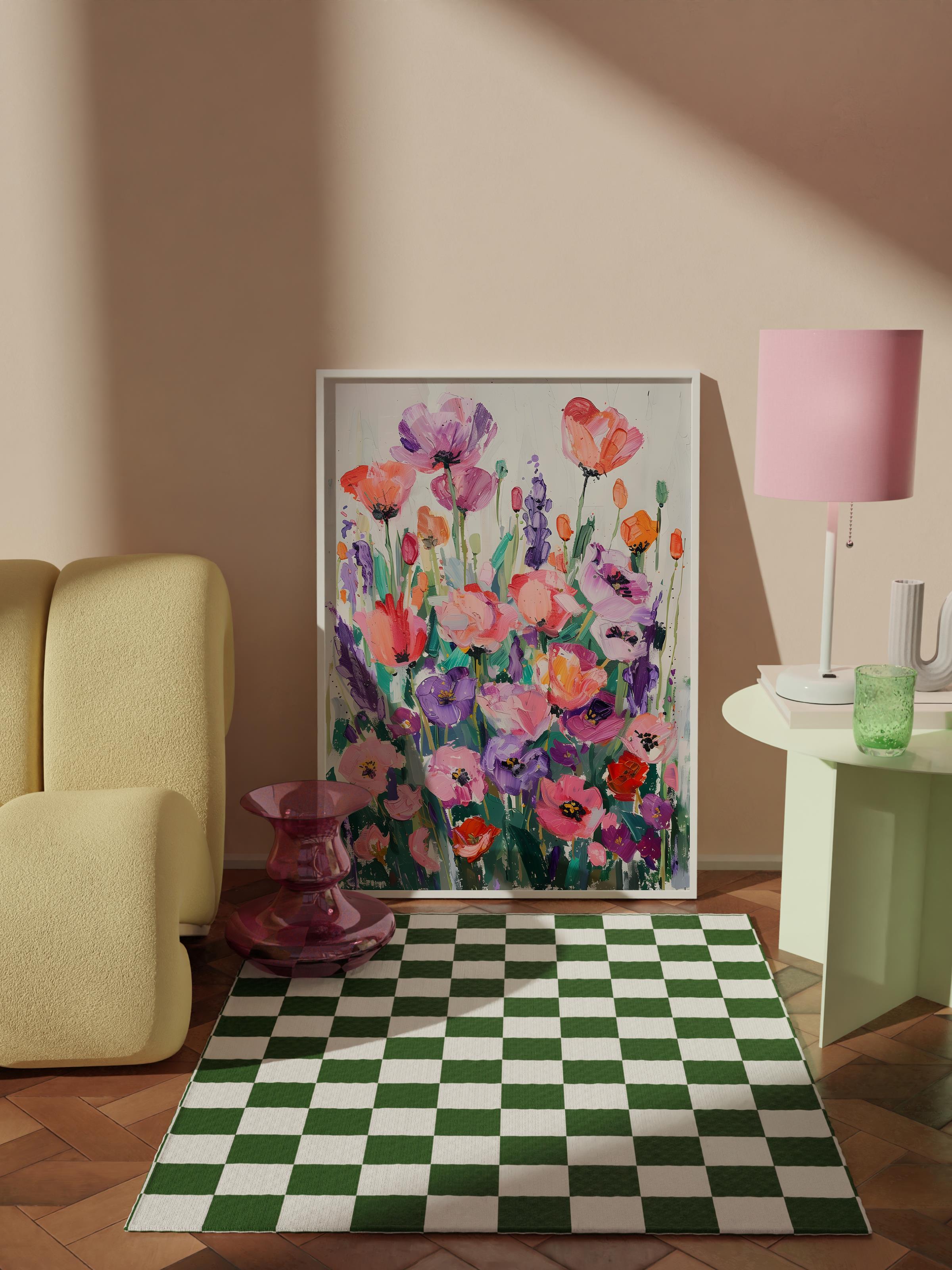Çerçevesiz Poster Tablo, Duvar Posteri, Kağıt Poster, Bahçe Cümbüşü , Maximalist No:73
