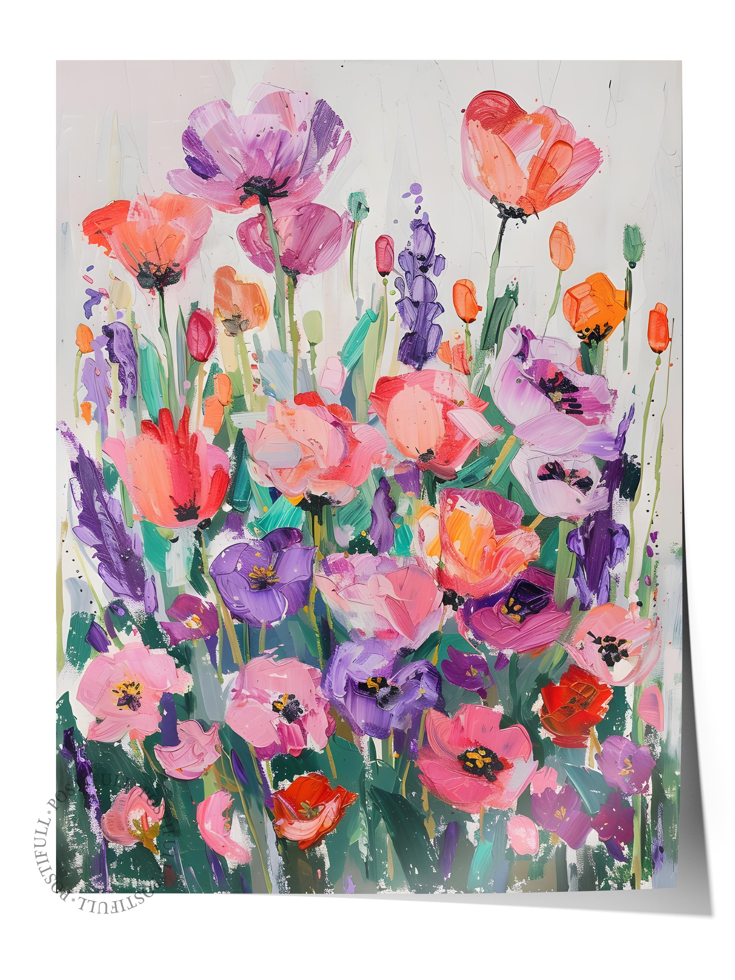 Çerçevesiz Poster Tablo, Duvar Posteri, Kağıt Poster, Bahçe Cümbüşü , Maximalist No:73