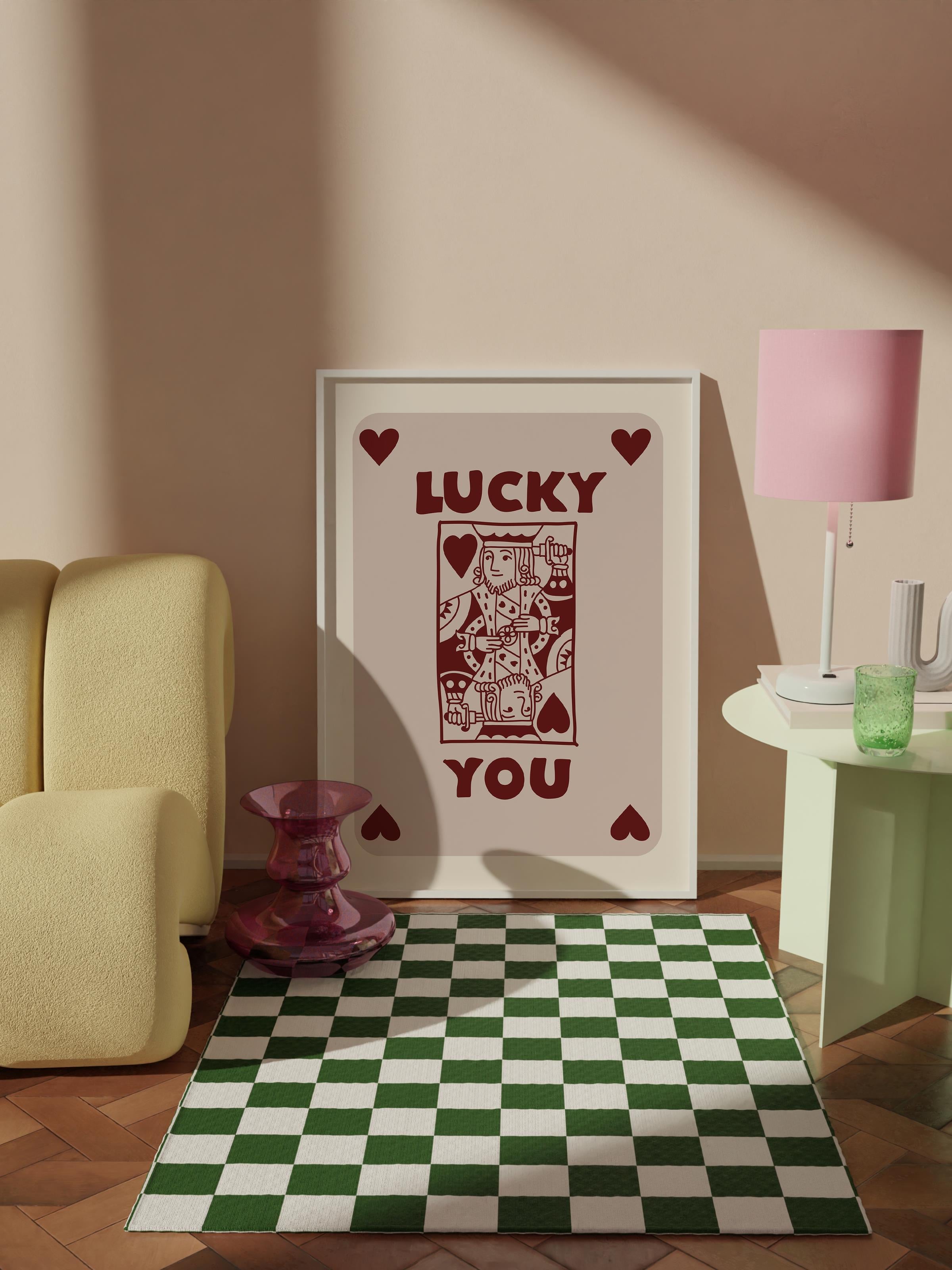 Çerçevesiz Poster Tablo, Duvar Posteri, Kağıt Poster, Şansın Seninle , Maximalist No:237