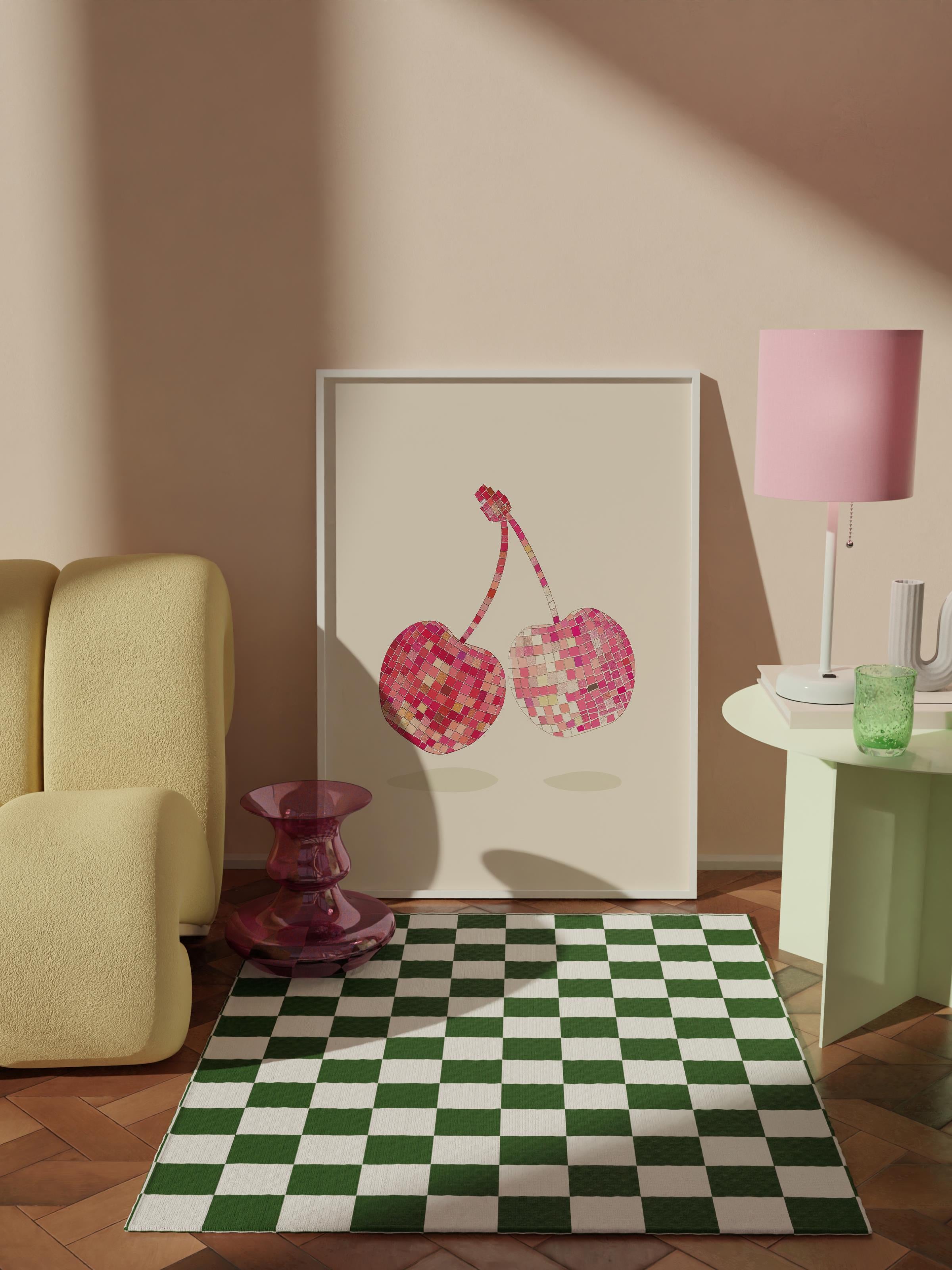 Çerçevesiz Poster Tablo, Duvar Posteri, Kağıt Poster, Pembe Kiraz Mevsimi , Maximalist No:108
