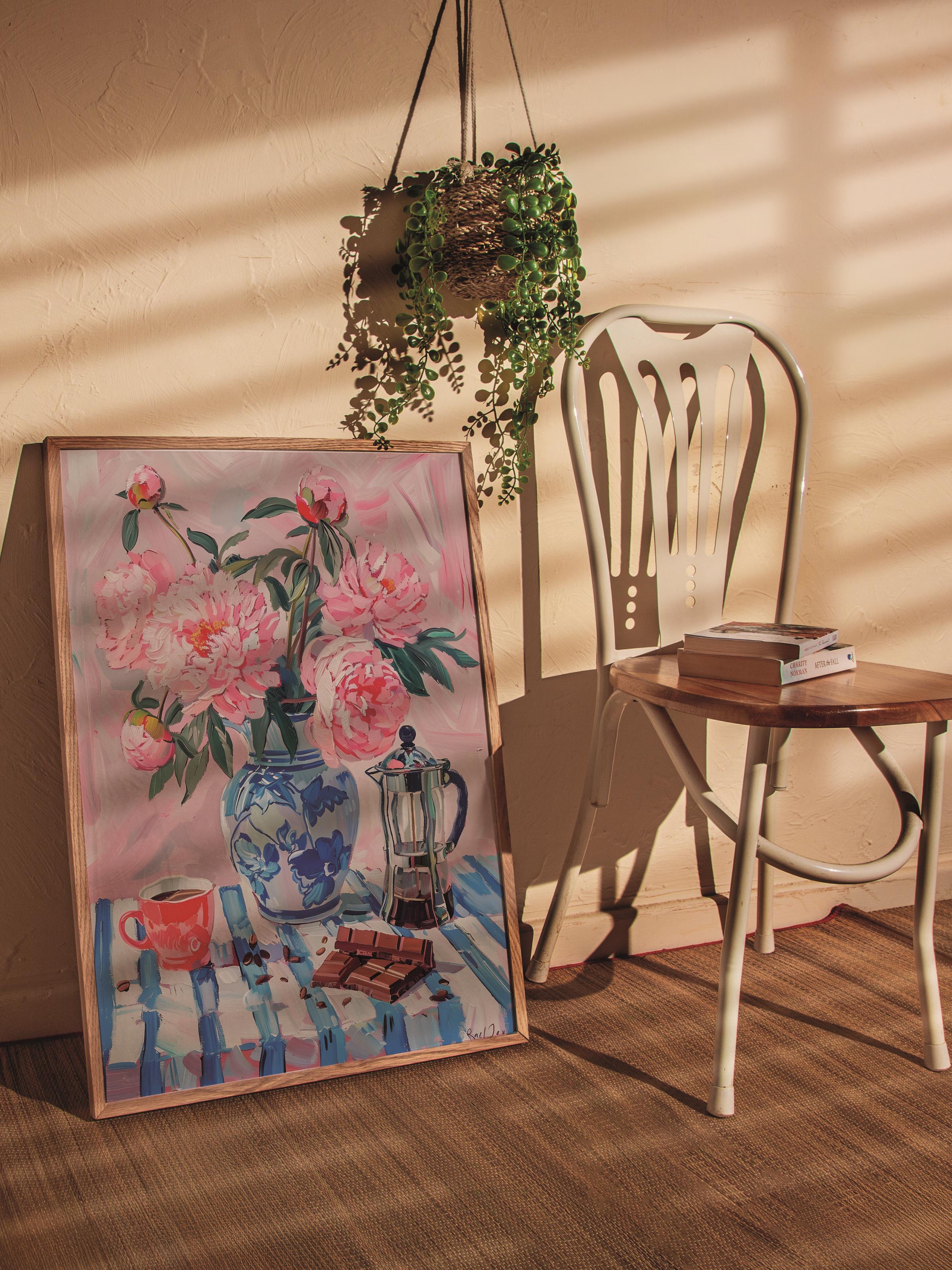 Çerçevesiz Poster Tablo, Duvar Posteri, Kağıt Poster, Çay Zamanı , Maximalist No:89