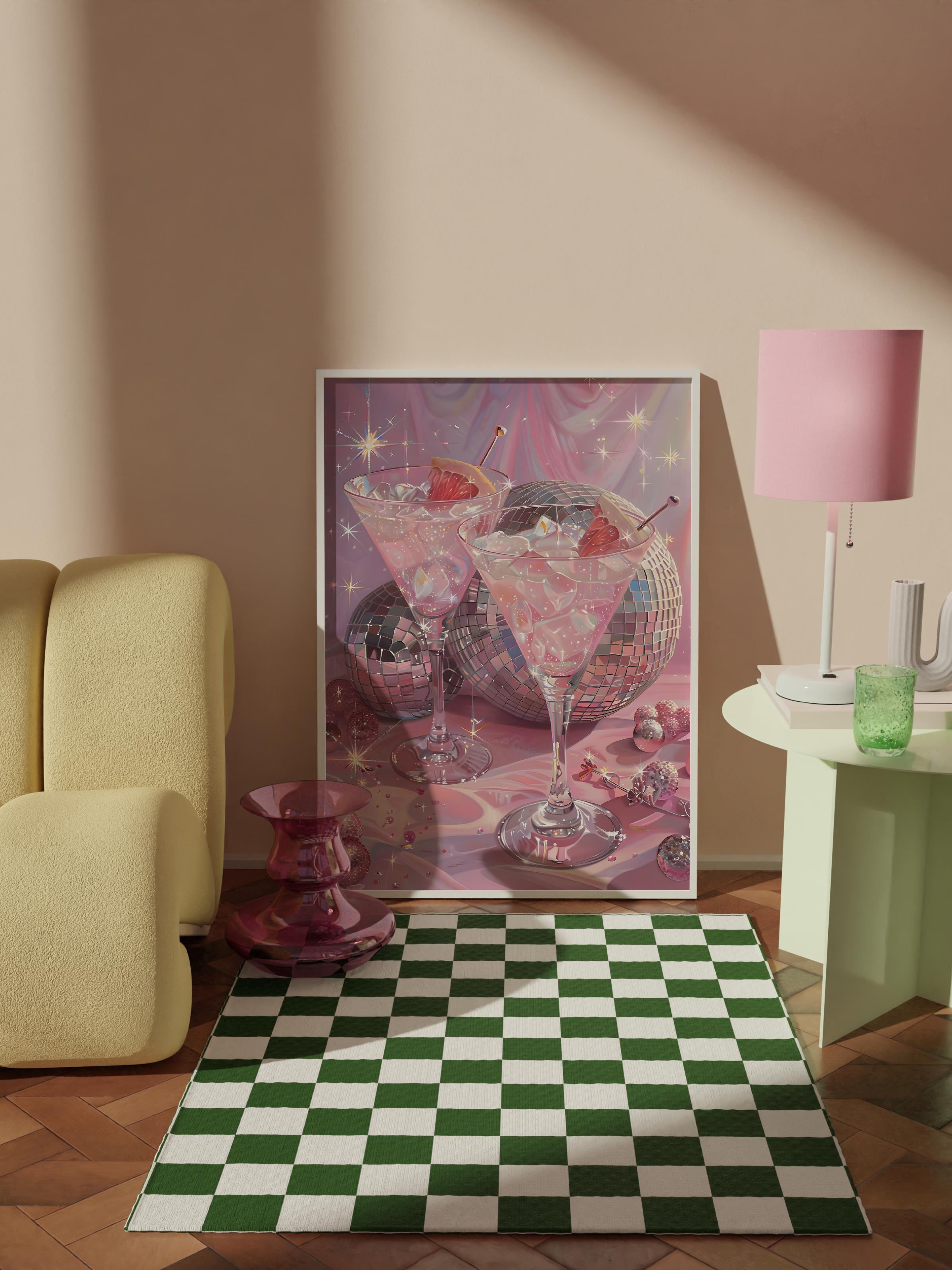 Çerçevesiz Poster Tablo, Duvar Posteri, Kağıt Poster, Yaz Meyveleri Dansı , Maximalist No:103