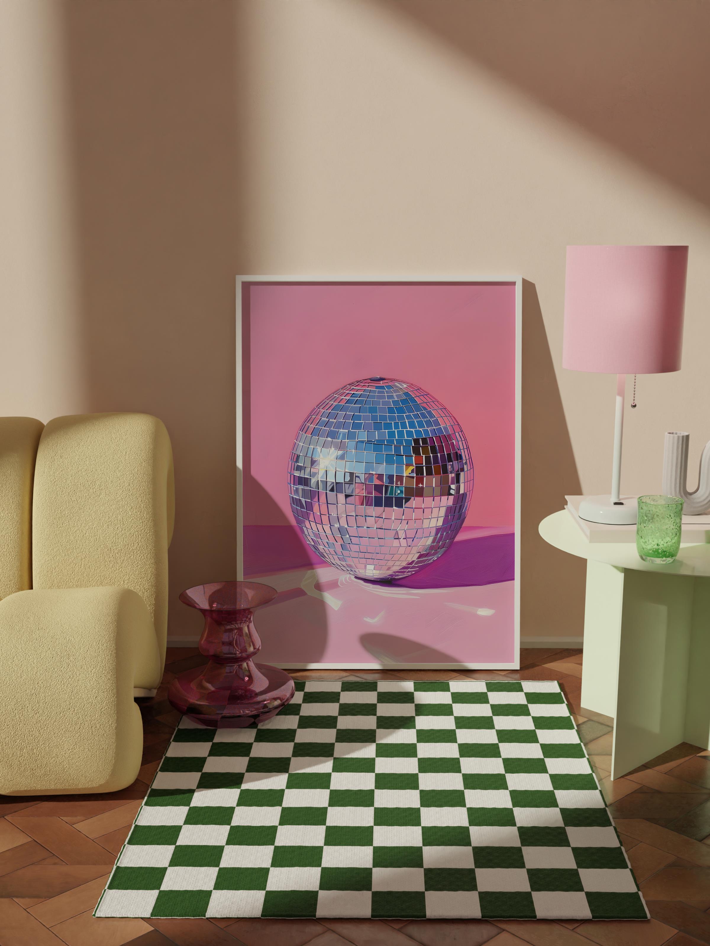 Çerçevesiz Poster Tablo, Duvar Posteri, Kağıt Poster, Mor Işıltıların Balosu , Maximalist No:56
