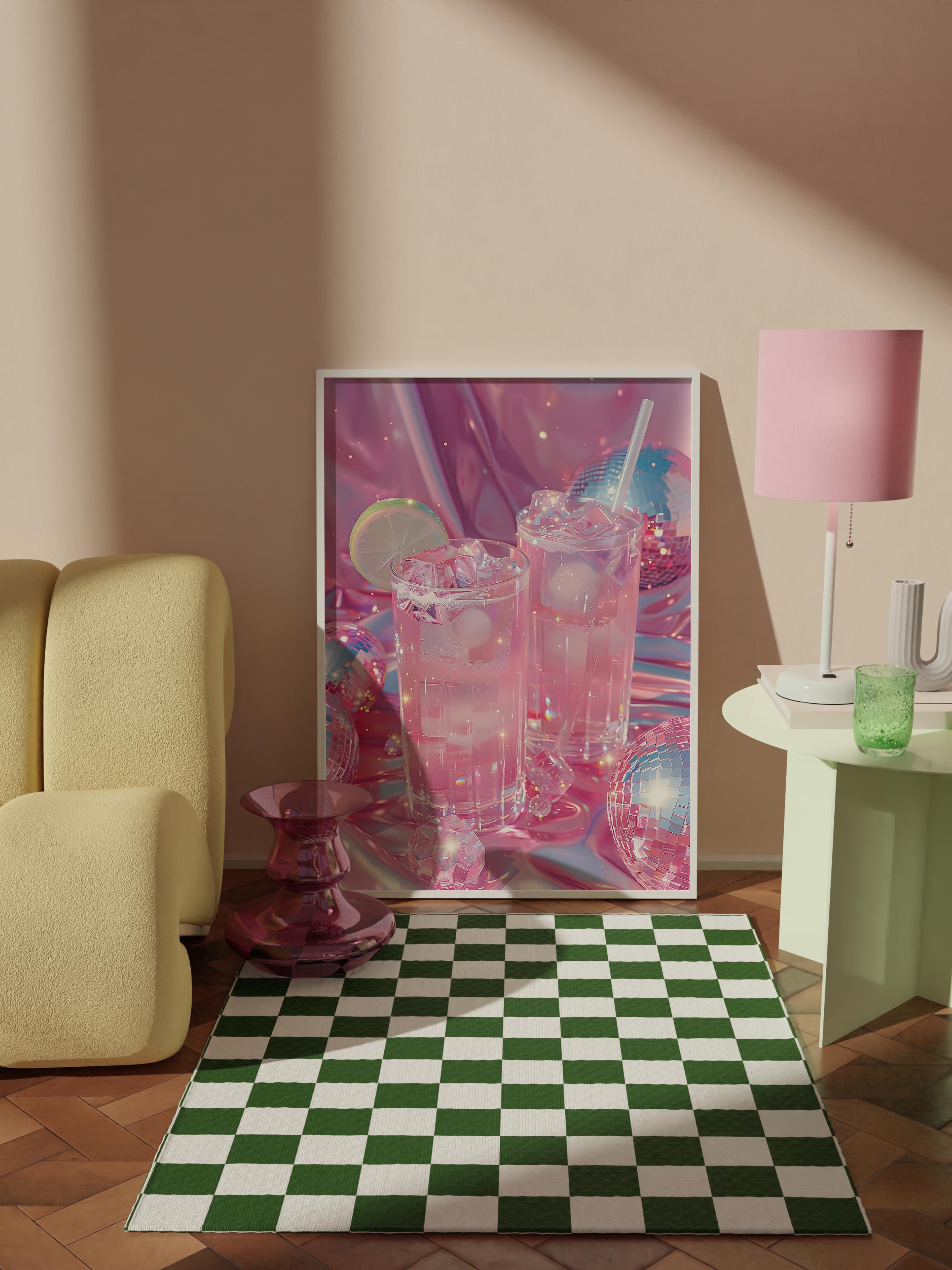 Çerçevesiz Poster Tablo, Duvar Posteri, Kağıt Poster, Yaz Akşamları , Maximalist No:105