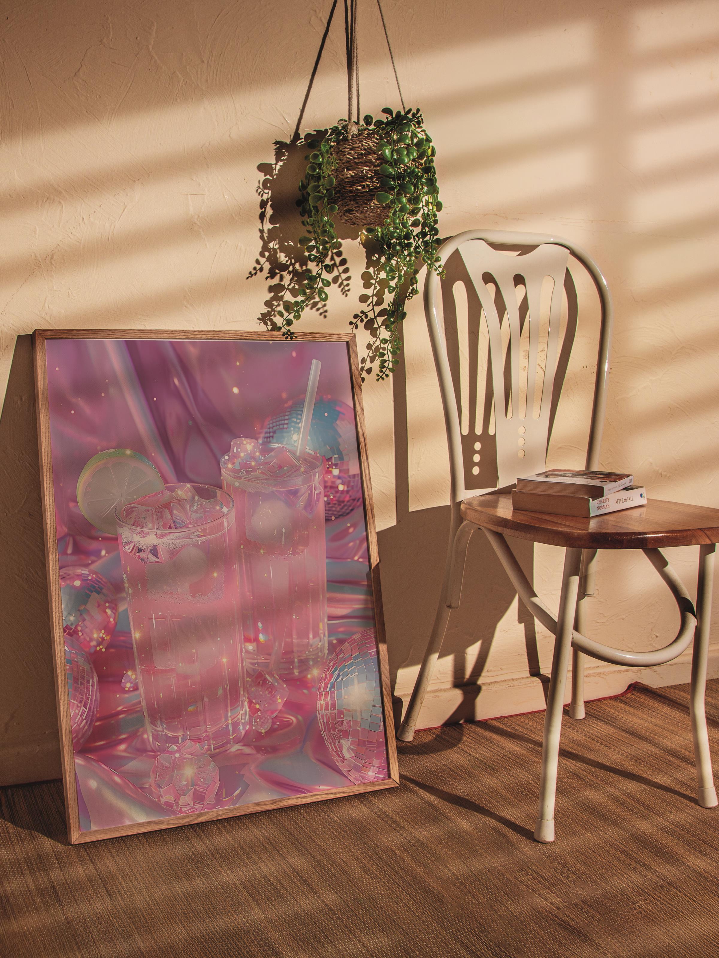 Çerçevesiz Poster Tablo, Duvar Posteri, Kağıt Poster, Yaz Akşamları , Maximalist No:105