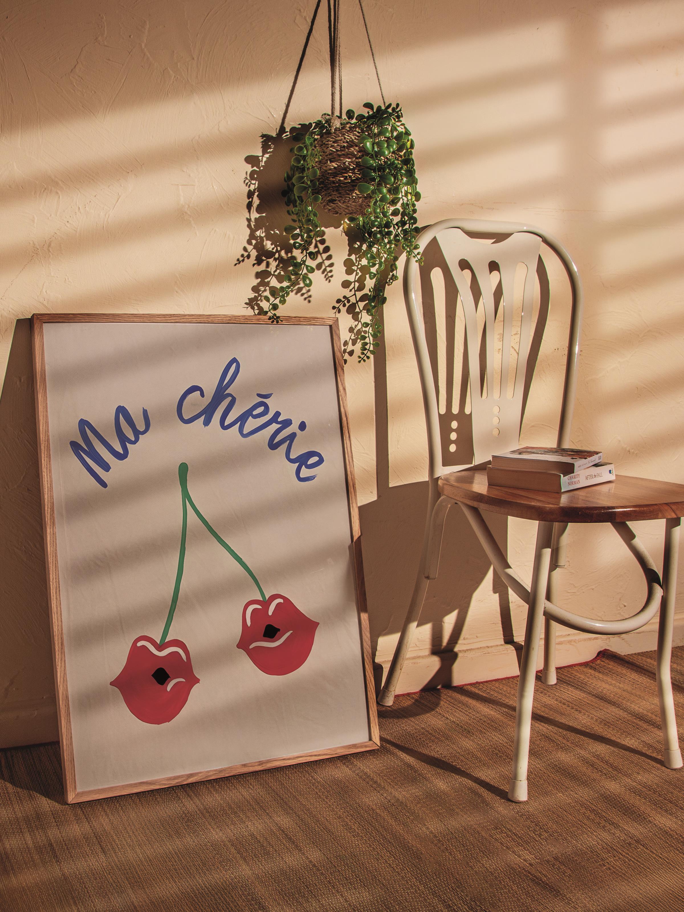 Çerçevesiz Poster Tablo, Duvar Posteri, Kağıt Poster, Ma Chérie , Maximalist No:263