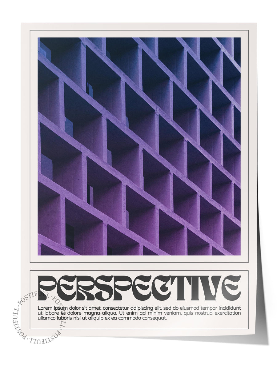 Perspective Maximalist Çerçevesiz Poster