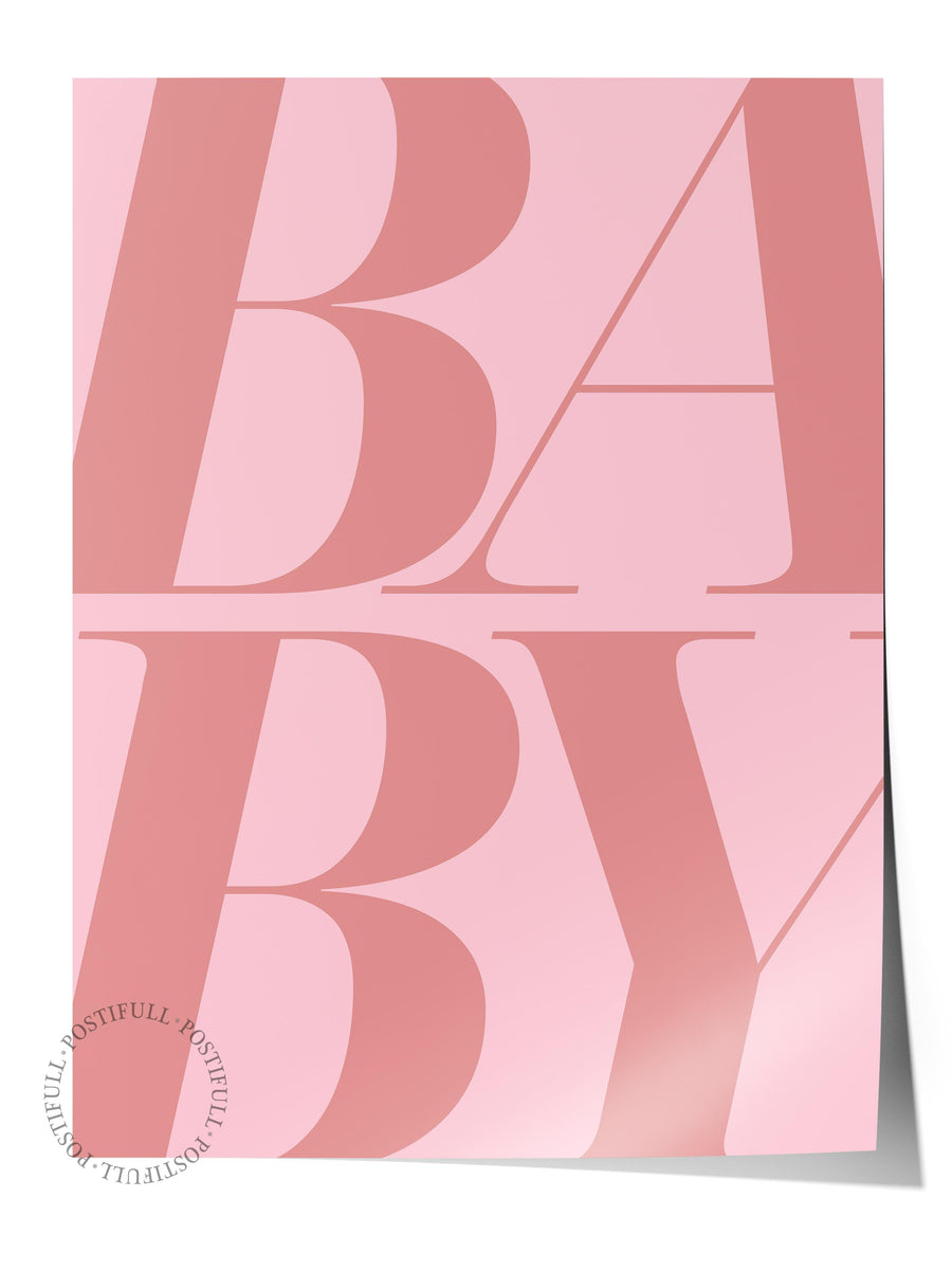 BABY Maximalist Çerçevesiz Poster
