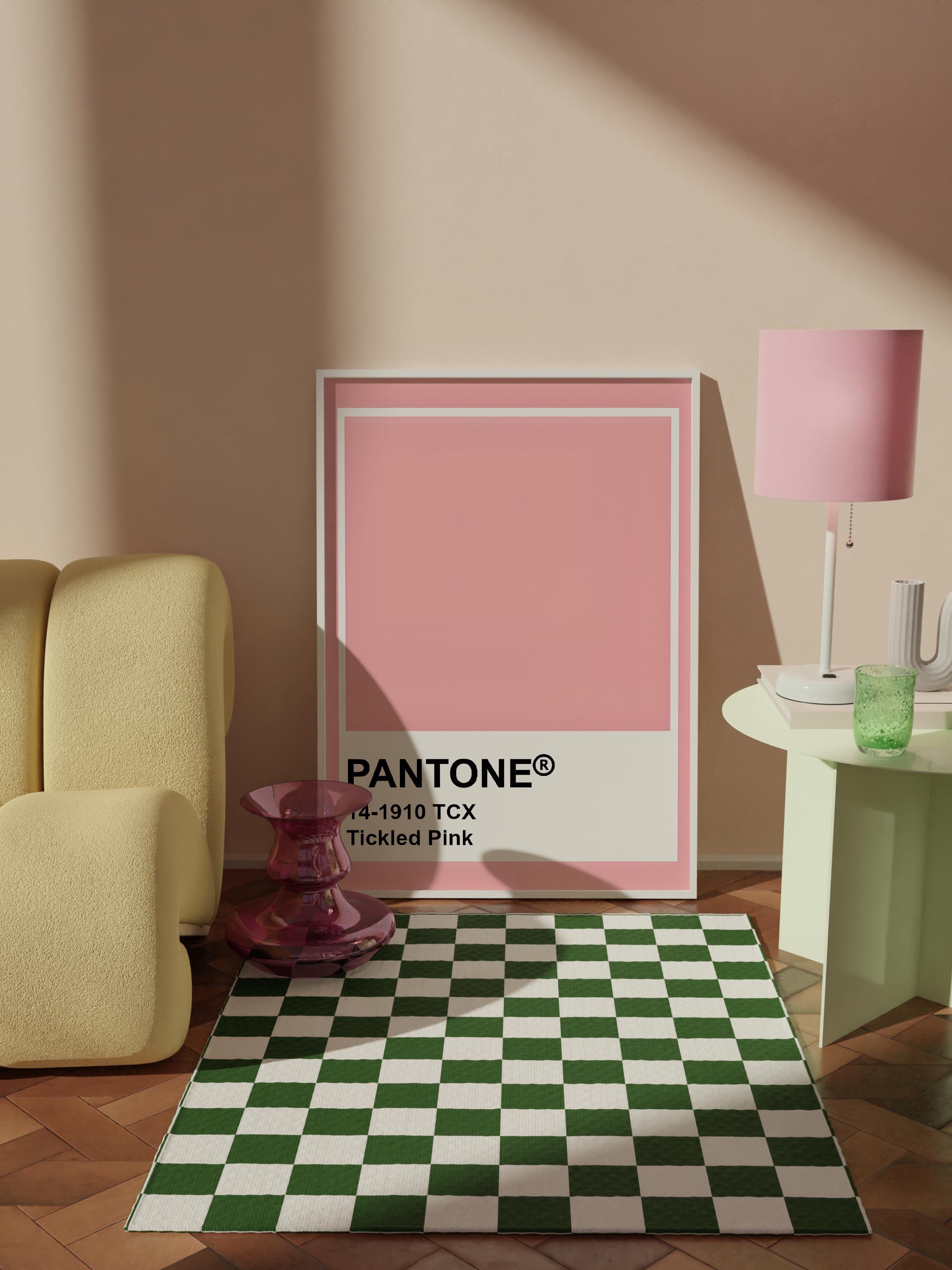 Çerçevesiz Poster Tablo, Duvar Posteri, Kağıt Poster, Pembe Palet , Maximalist No:255