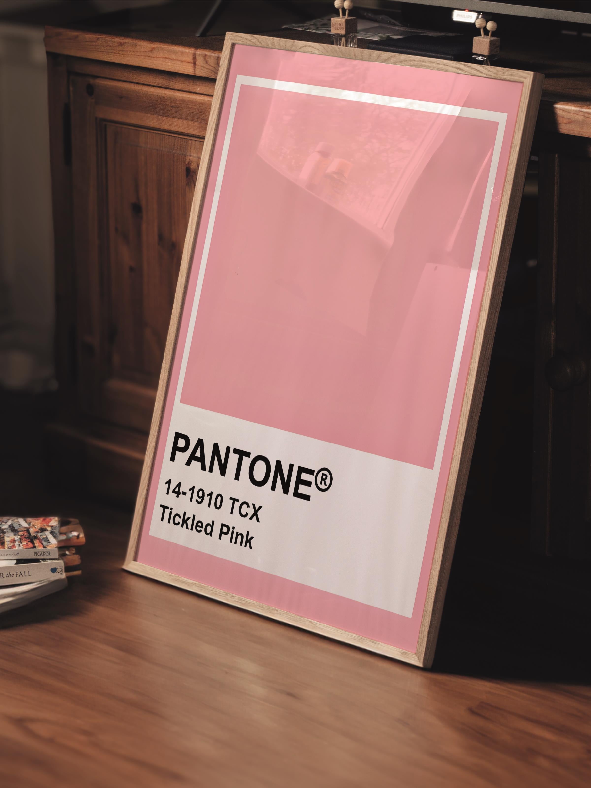 Çerçevesiz Poster Tablo, Duvar Posteri, Kağıt Poster, Pembe Palet , Maximalist No:255