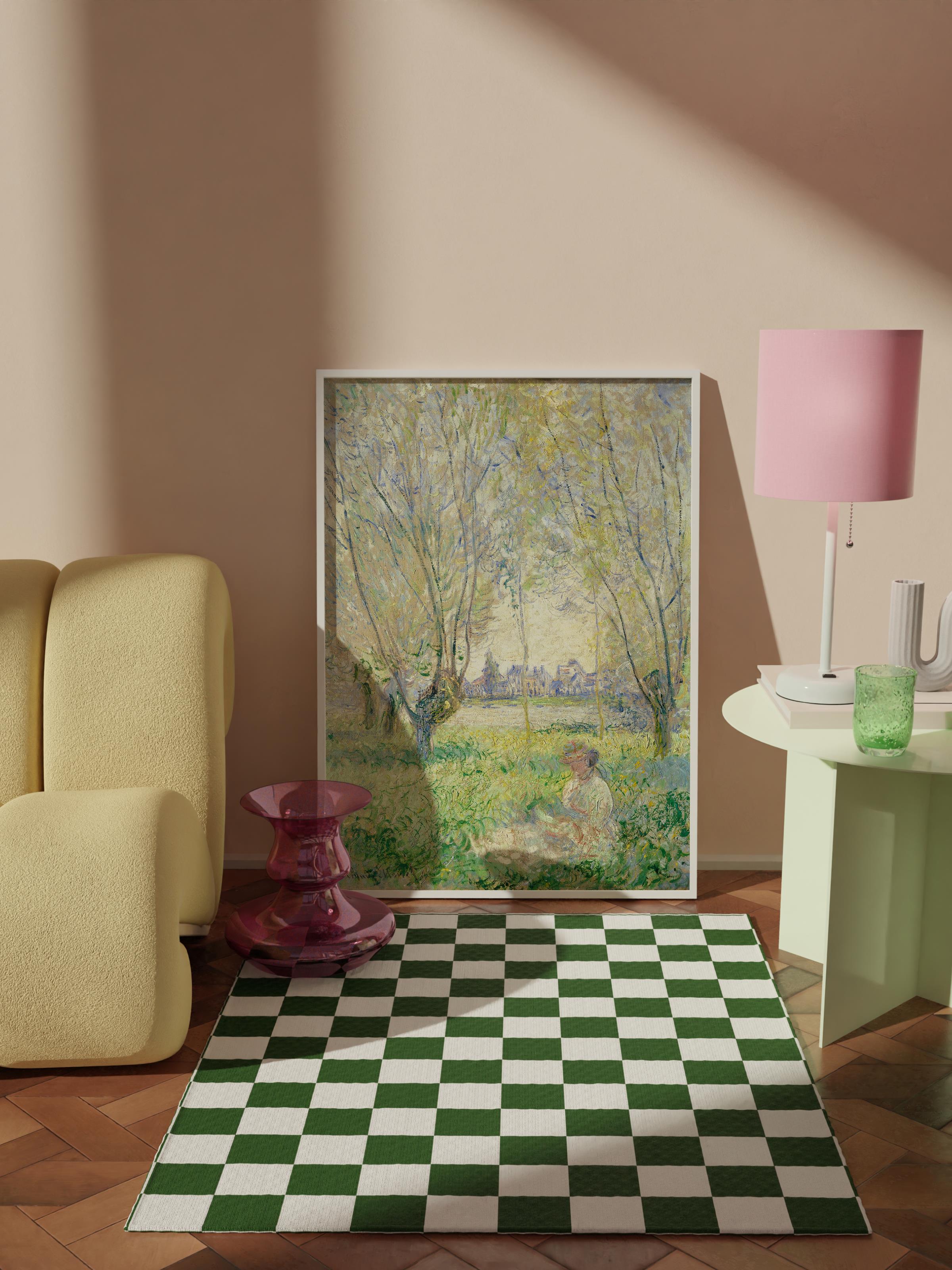 Çerçevesiz Poster Tablo, Duvar Posteri, Kağıt Poster, Bahçe Sessizliği , Maximalist No:222