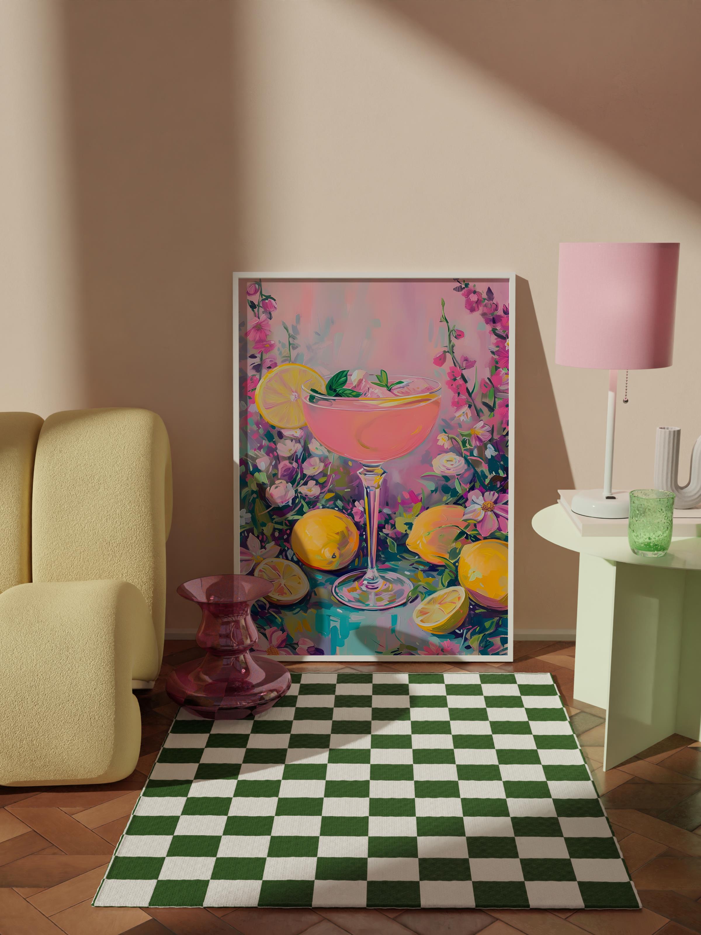 Çerçevesiz Poster Tablo, Duvar Posteri, Kağıt Poster, Meyve Bahçesi , Maximalist No:159