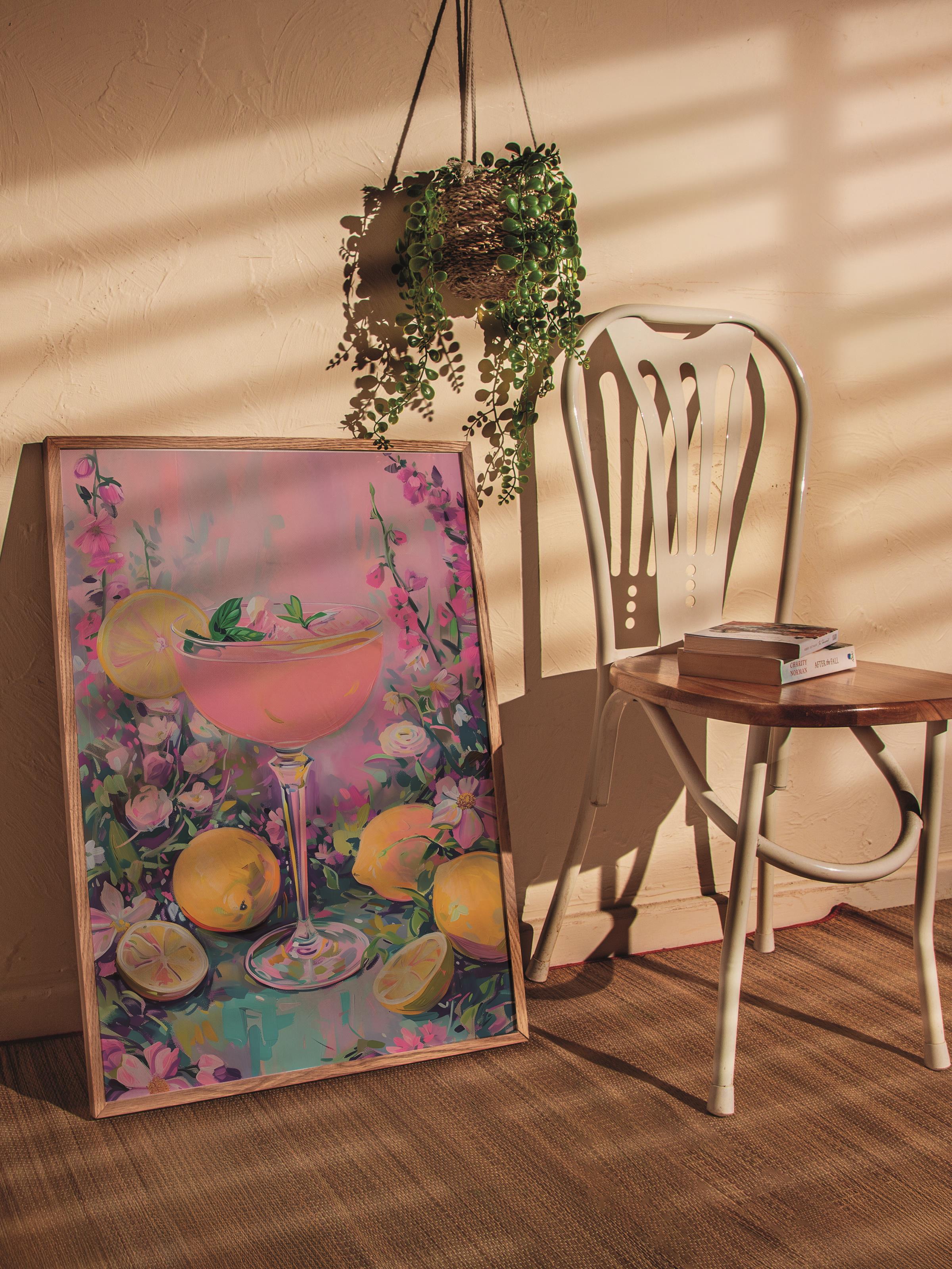 Çerçevesiz Poster Tablo, Duvar Posteri, Kağıt Poster, Meyve Bahçesi , Maximalist No:159