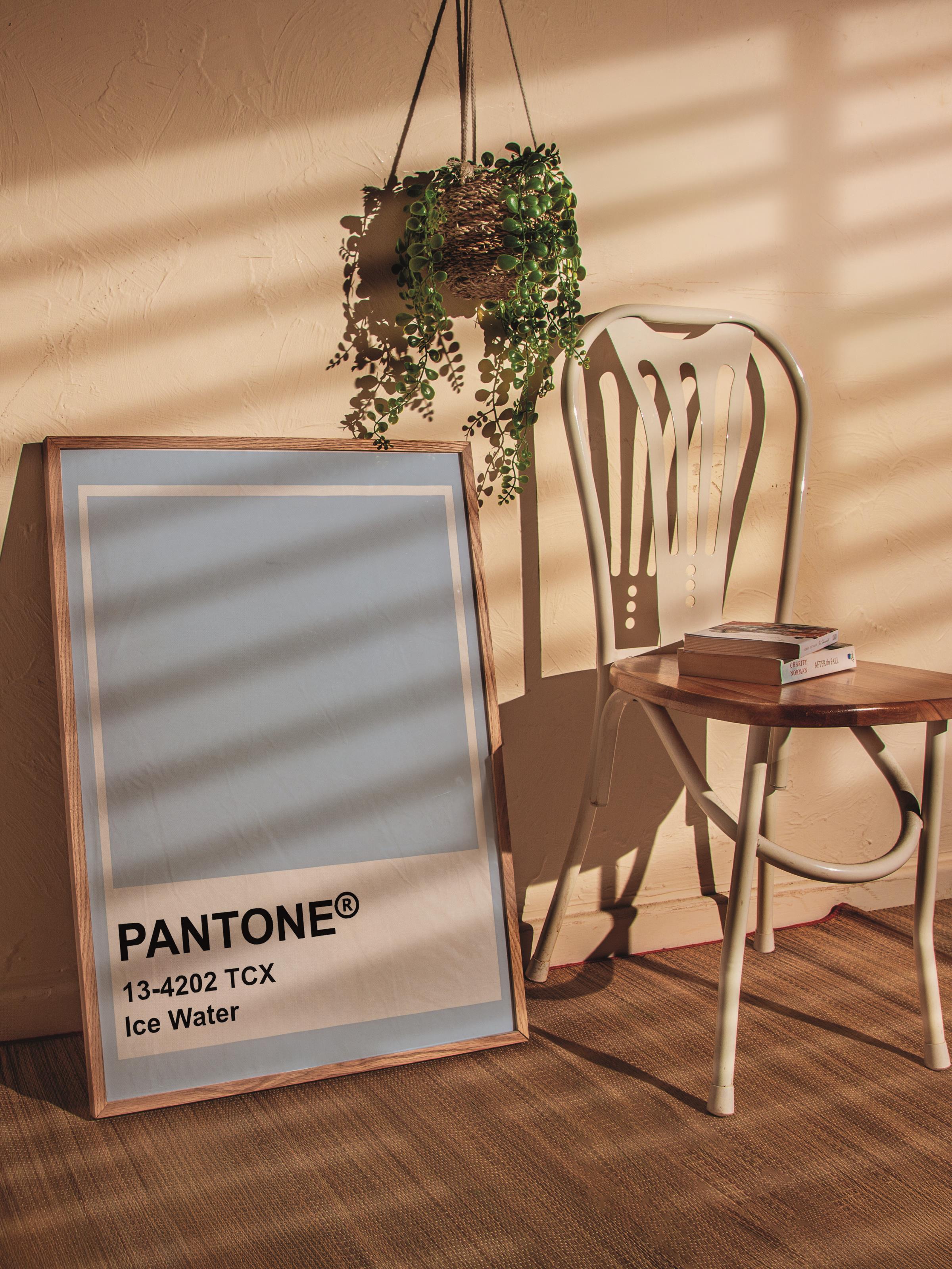 Çerçevesiz Poster Tablo, Duvar Posteri, Kağıt Poster, Gökyüzü Mavisi , Maximalist No:267