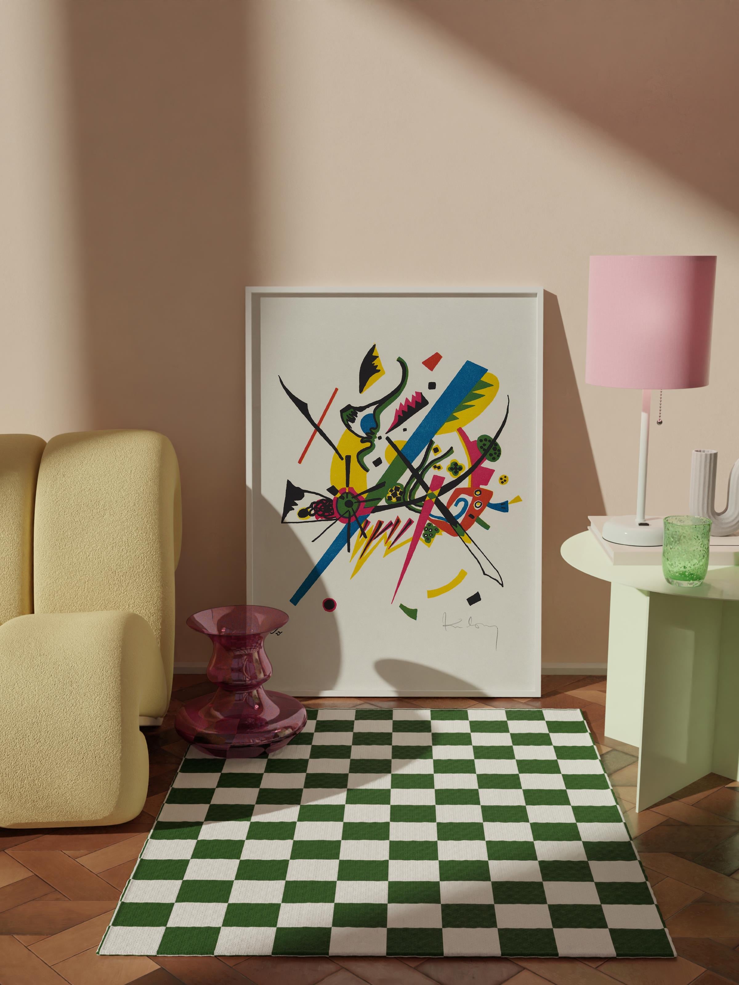 Çerçevesiz Poster Tablo, Duvar Posteri, Kağıt Poster, Renkli Kaos , Maximalist No:281