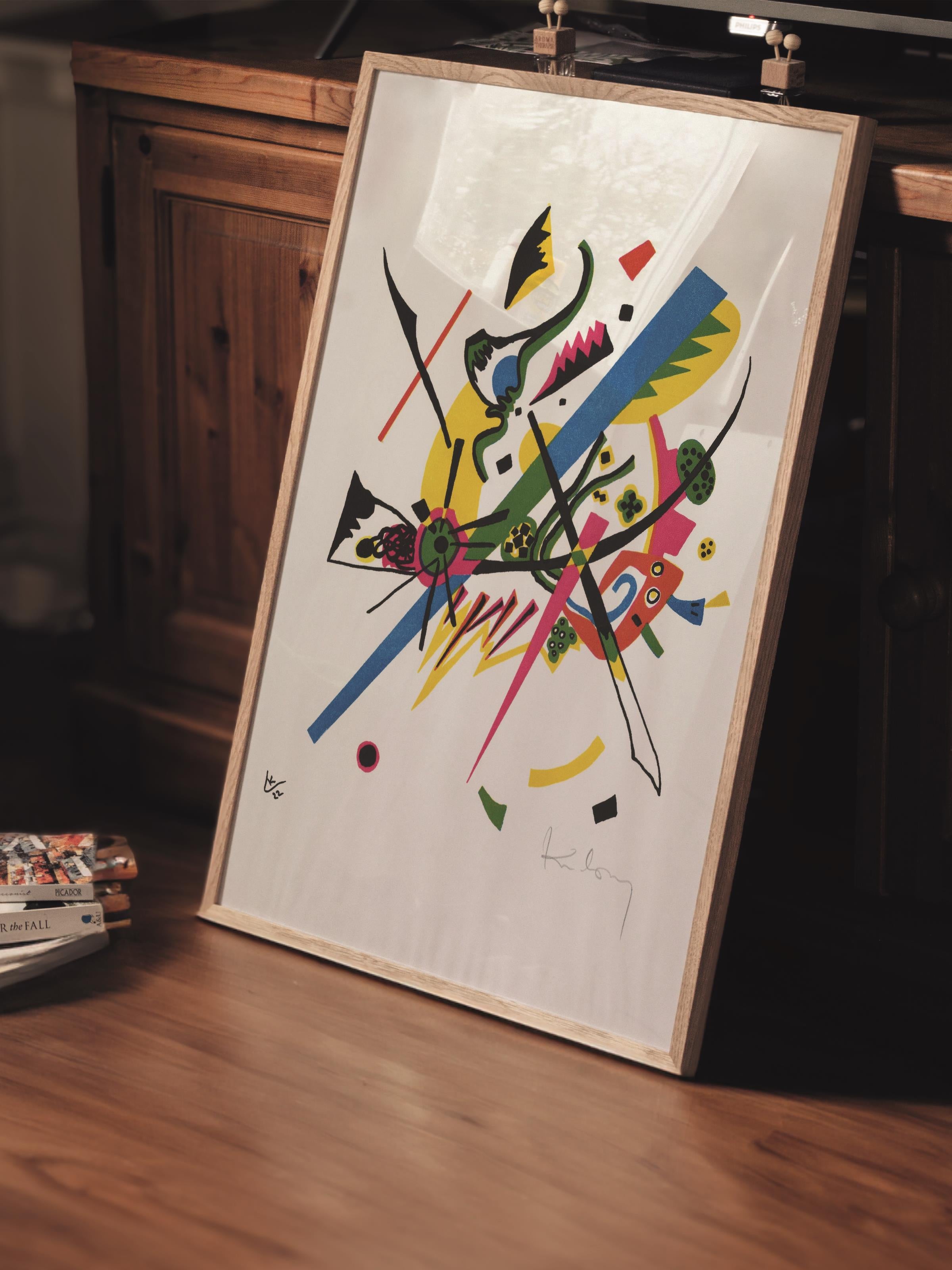 Çerçevesiz Poster Tablo, Duvar Posteri, Kağıt Poster, Renkli Kaos , Maximalist No:281