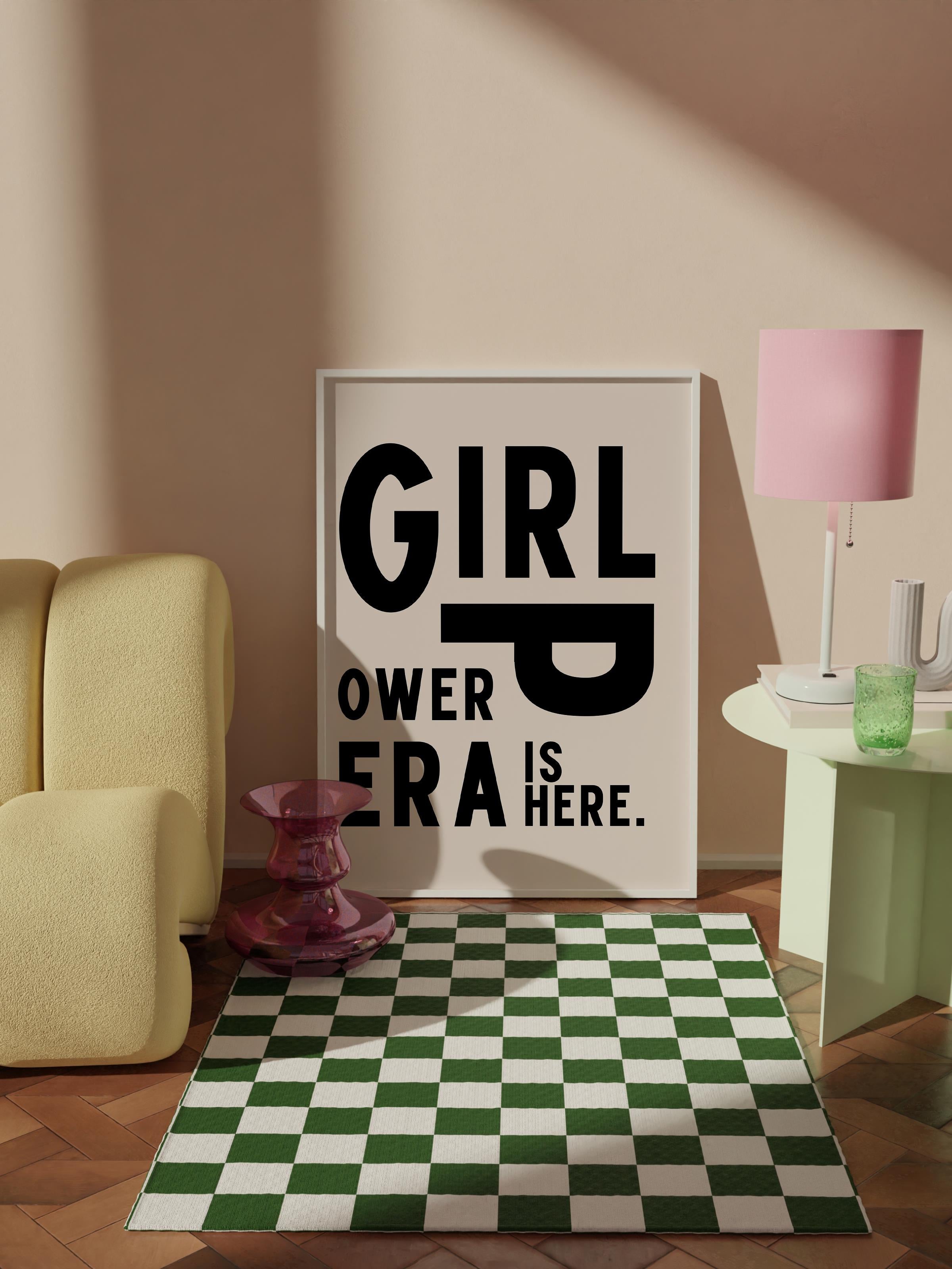 Çerçevesiz Poster Tablo, Duvar Posteri, Kağıt Poster, Güçlü Kadın , Maximalist No:195