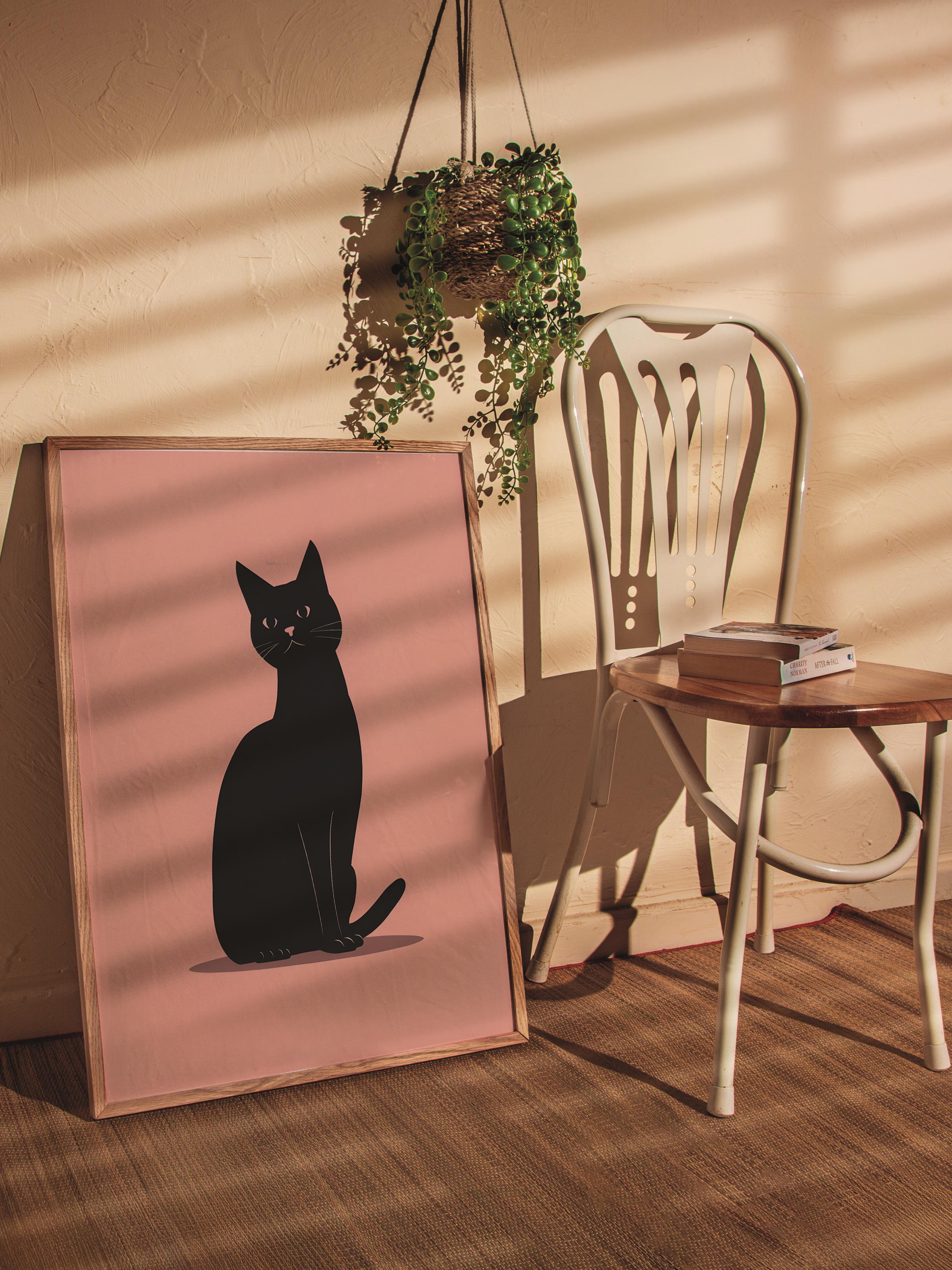Çerçevesiz Poster Tablo, Duvar Posteri, Kağıt Poster, Gecenin Asil Bekçisi , Maximalist No:64