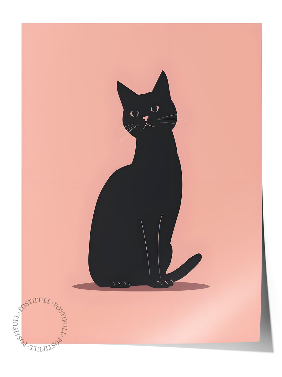 Duru Kedi Maximalist Çerçevesiz Poster
