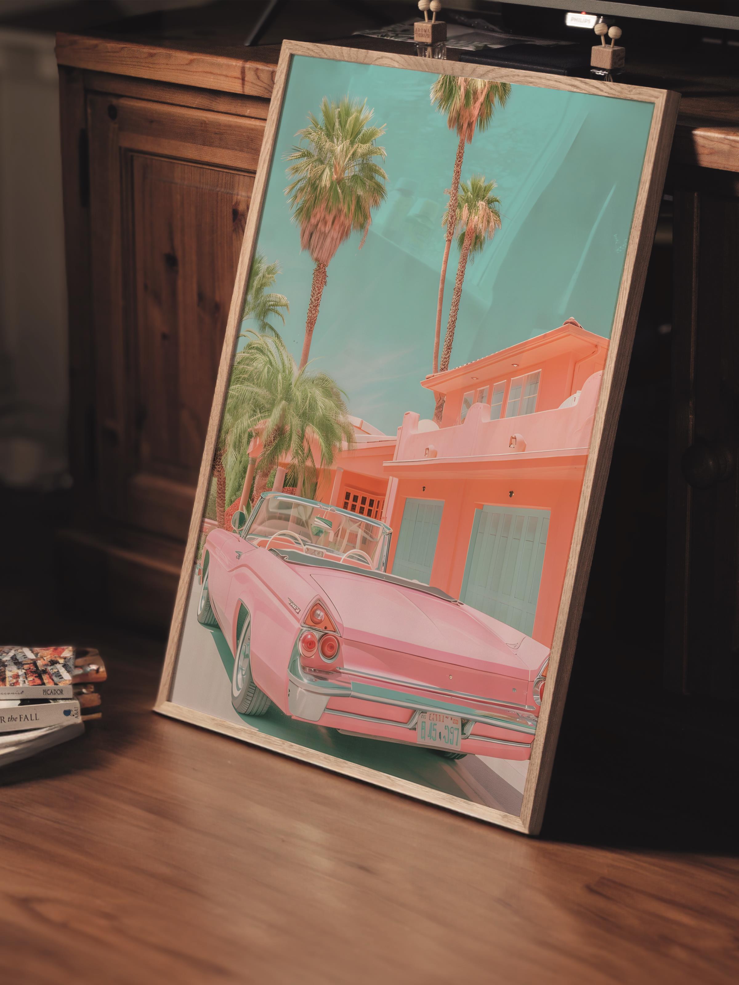Çerçevesiz Poster Tablo, Duvar Posteri, Kağıt Poster, Yazlık Ev Rüyası , Maximalist No:166