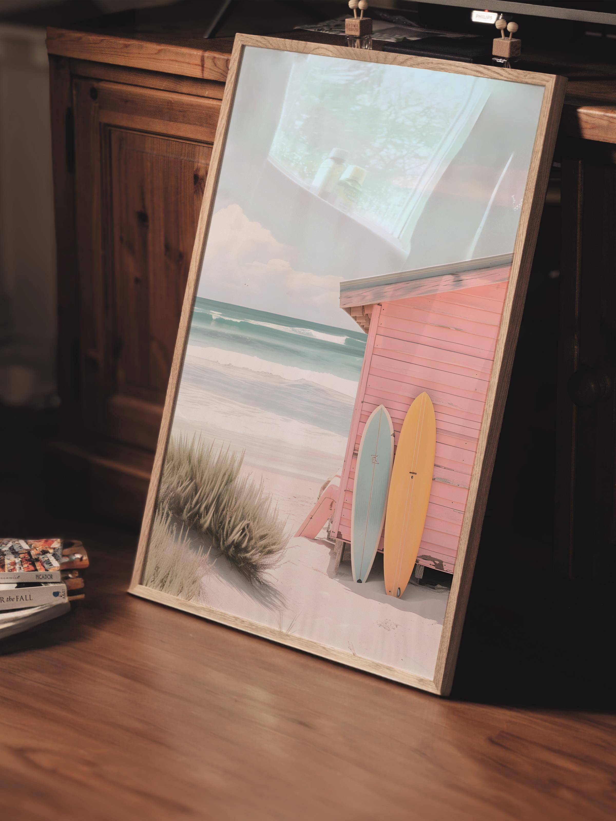 Çerçevesiz Poster Tablo, Duvar Posteri, Kağıt Poster, Yaz Evreni , Maximalist No:131