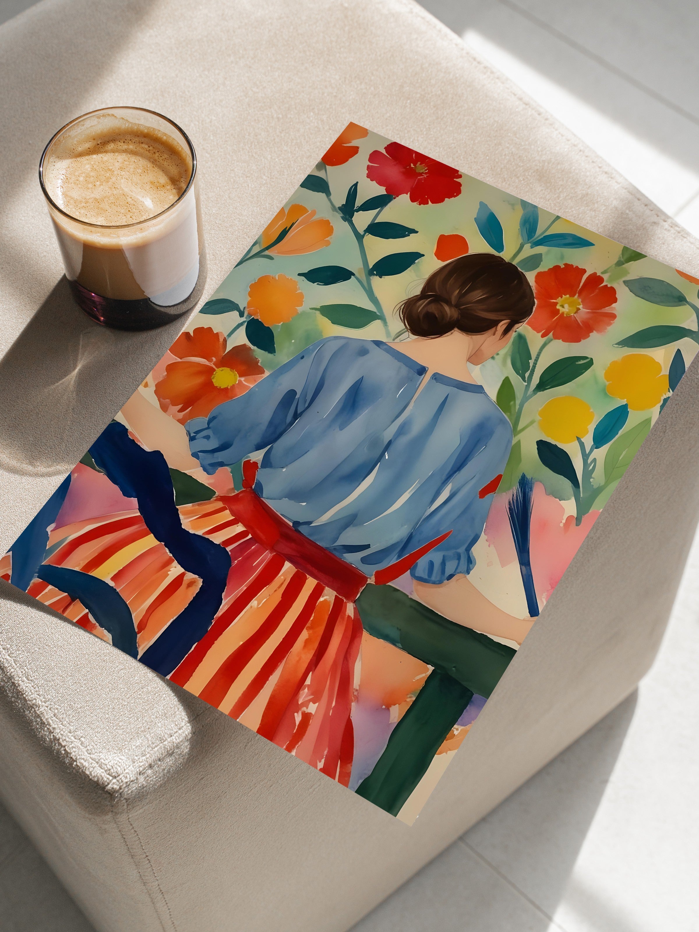 Çerçevesiz Poster, Trendy Woman, Comfort Serisi Duvar Posteri, NO:108961
