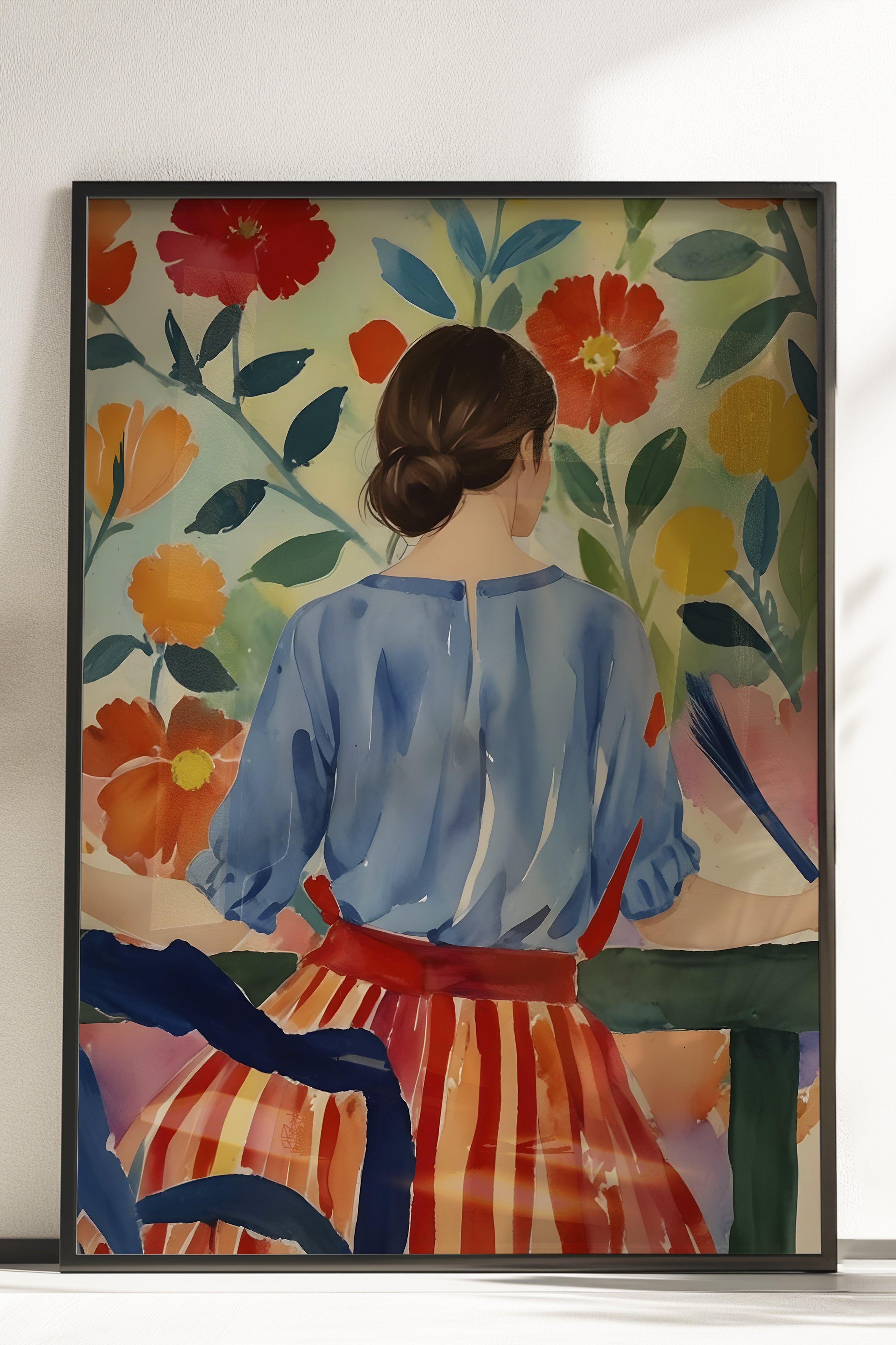 Çerçevesiz Poster, Trendy Woman, Comfort Serisi Duvar Posteri, NO:108961