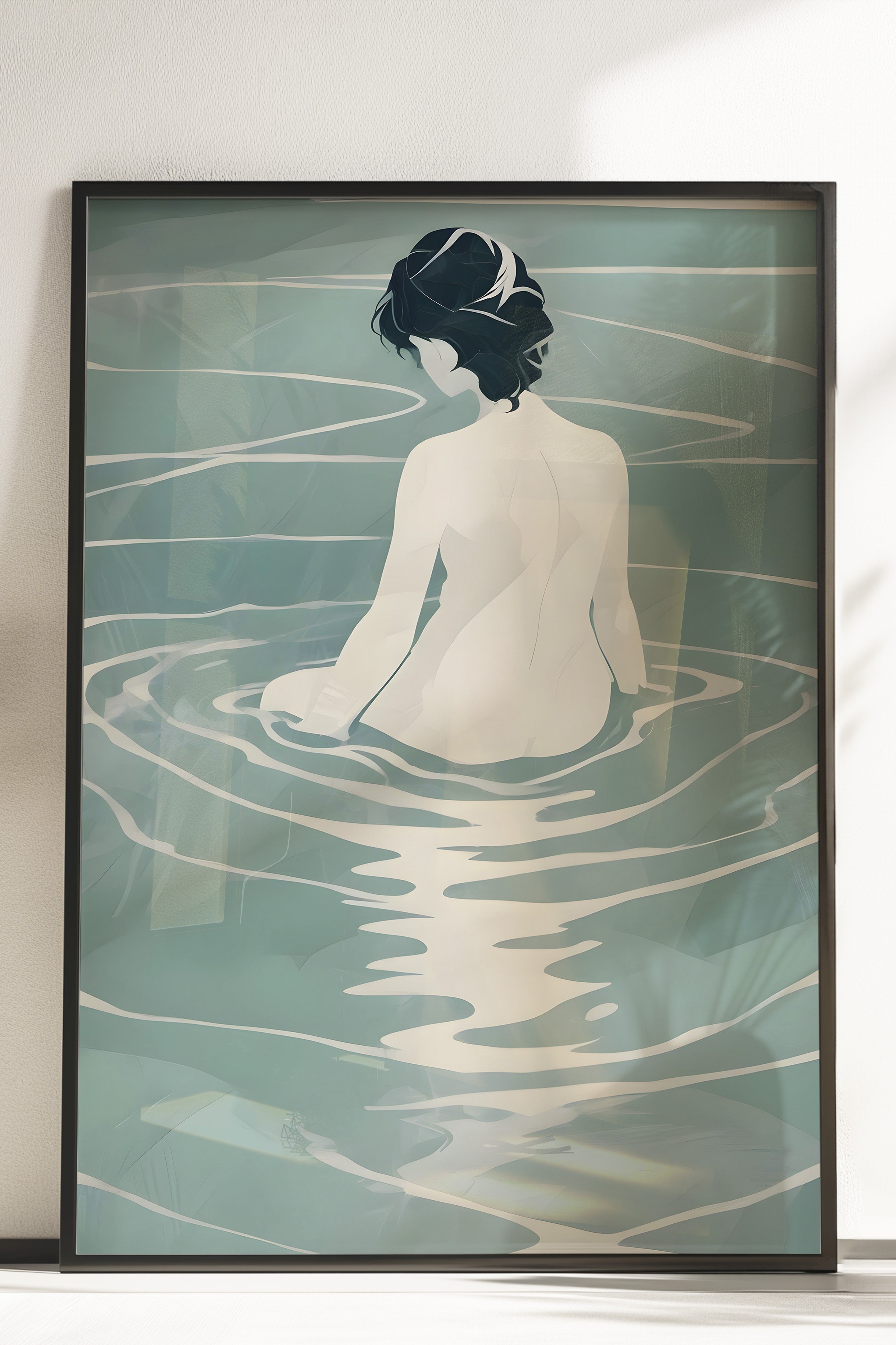 Çerçevesiz Poster, Vintage Japanese, Comfort Serisi Duvar Posteri, NO:108918