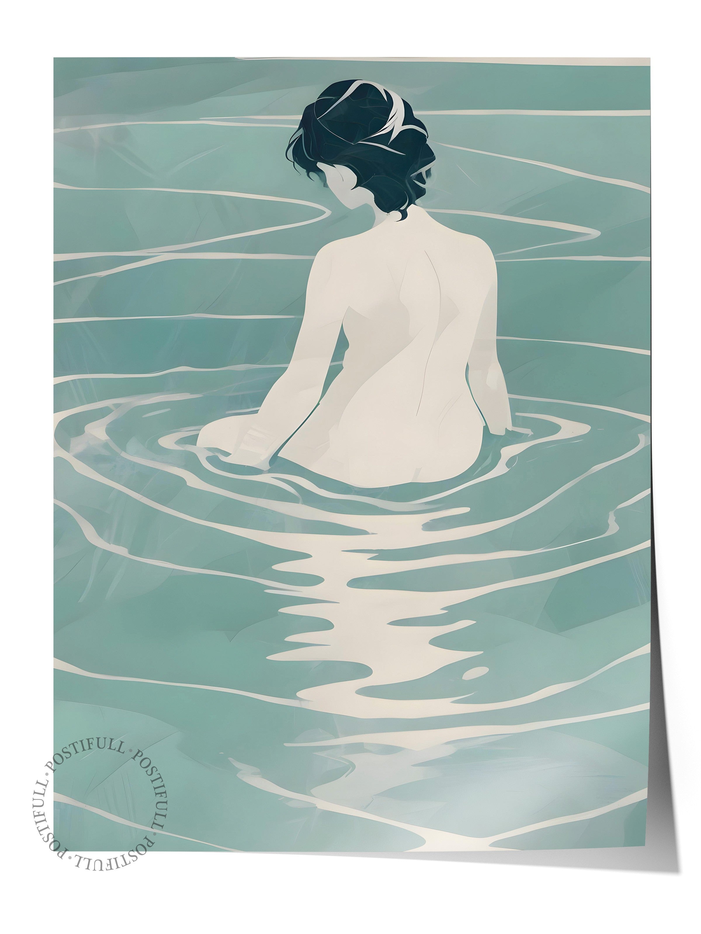 Çerçevesiz Poster, Vintage Japanese, Comfort Serisi Duvar Posteri, NO:108918