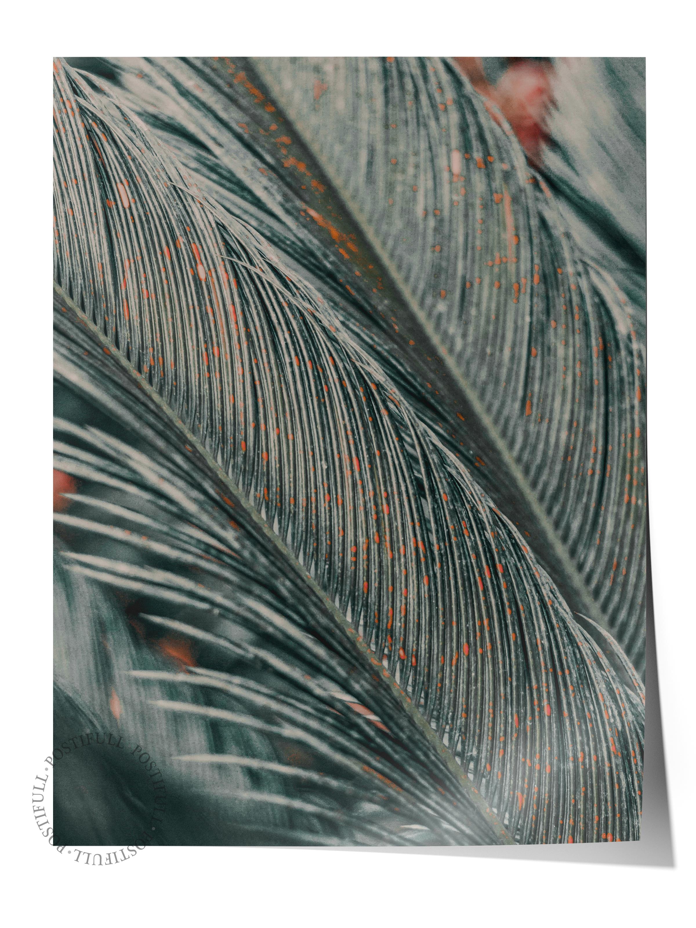 Çerçevesiz Poster, Yaz Temalı Tablo NO:206, Yeşil Yapraklar Fotoğrafı, Yeşil Poster, Dikey