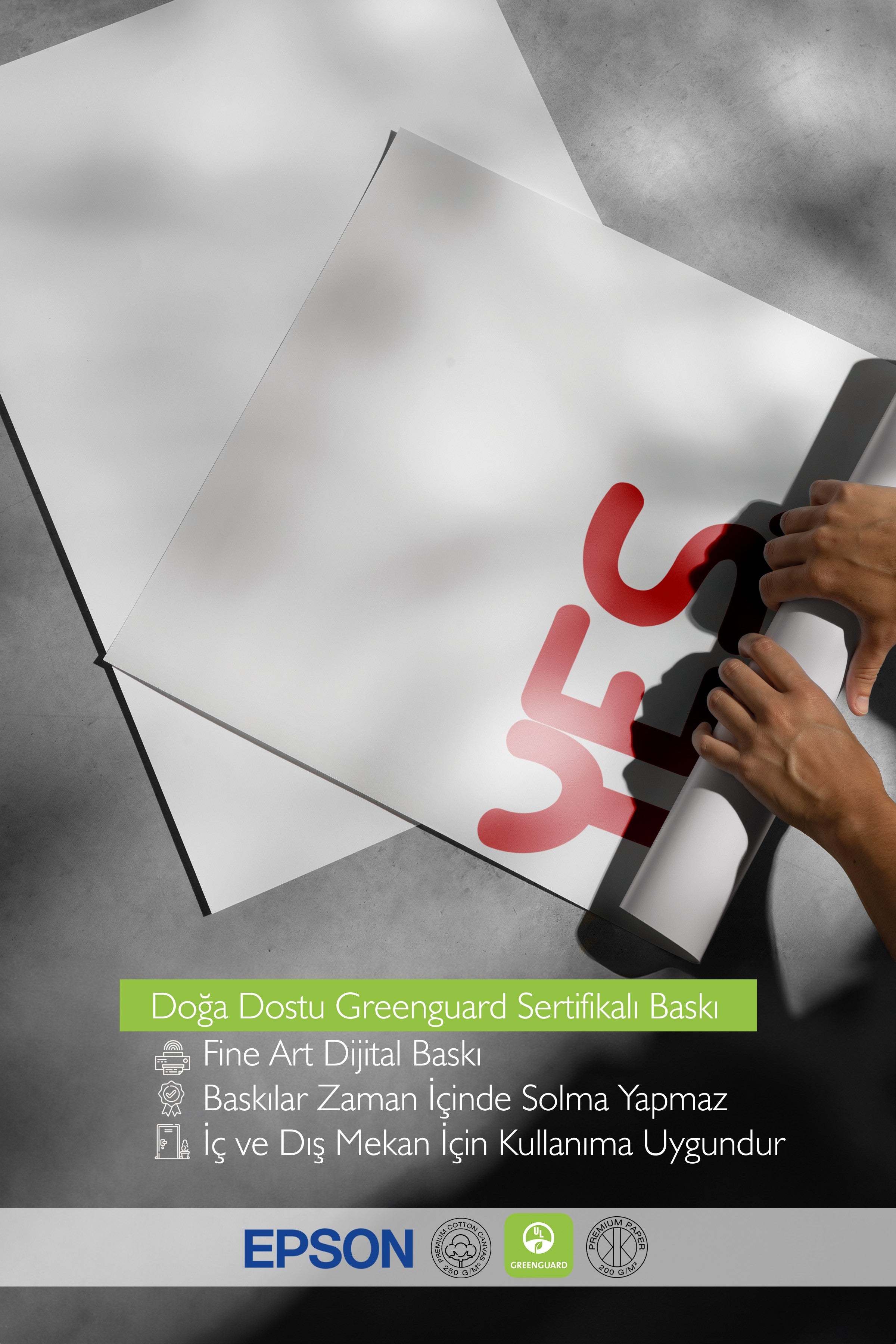 Çerçevesiz Poster, Yes Chef!, Comfort Serisi Mutfak Duvar Posteri, NO:109053