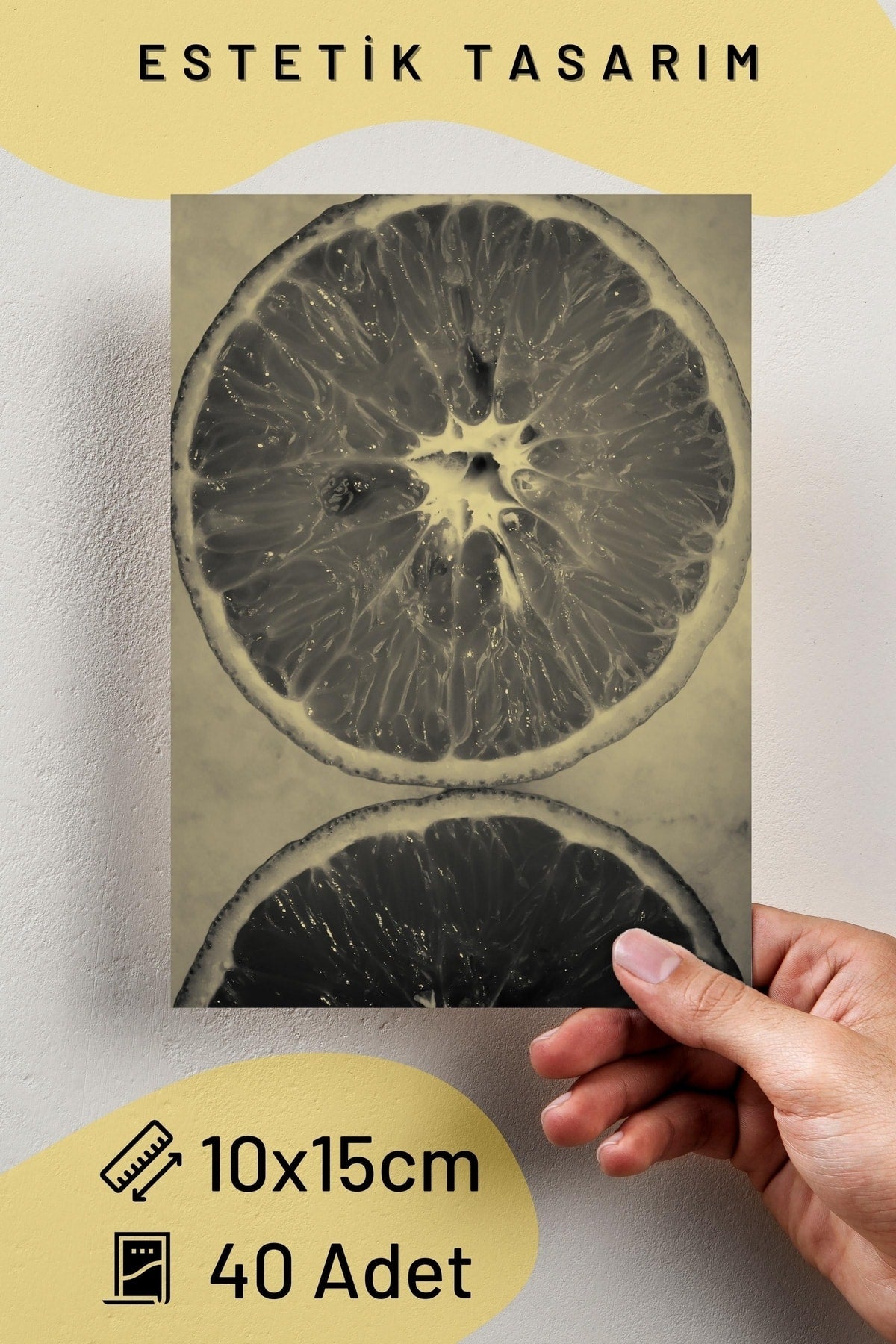 Chill Mood Aesthetic Poster Seti - Kolaj Seti - Stiker Bant Hediyeli - 40 Adet 10*15cm - Kutulu Set