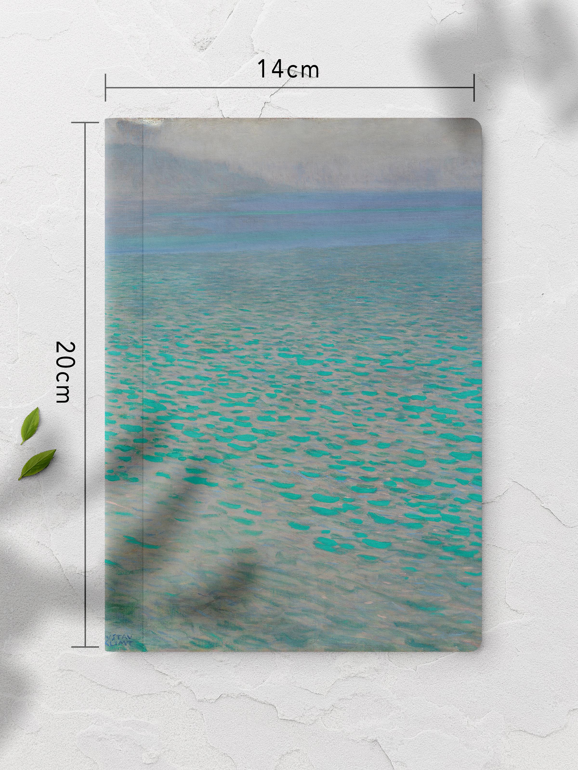 Çizgisiz Defter, Klimt Notebook 4 Adet, Akıl Defteri, Sanat Not Defteri, 64 Sayfa 14*21cm