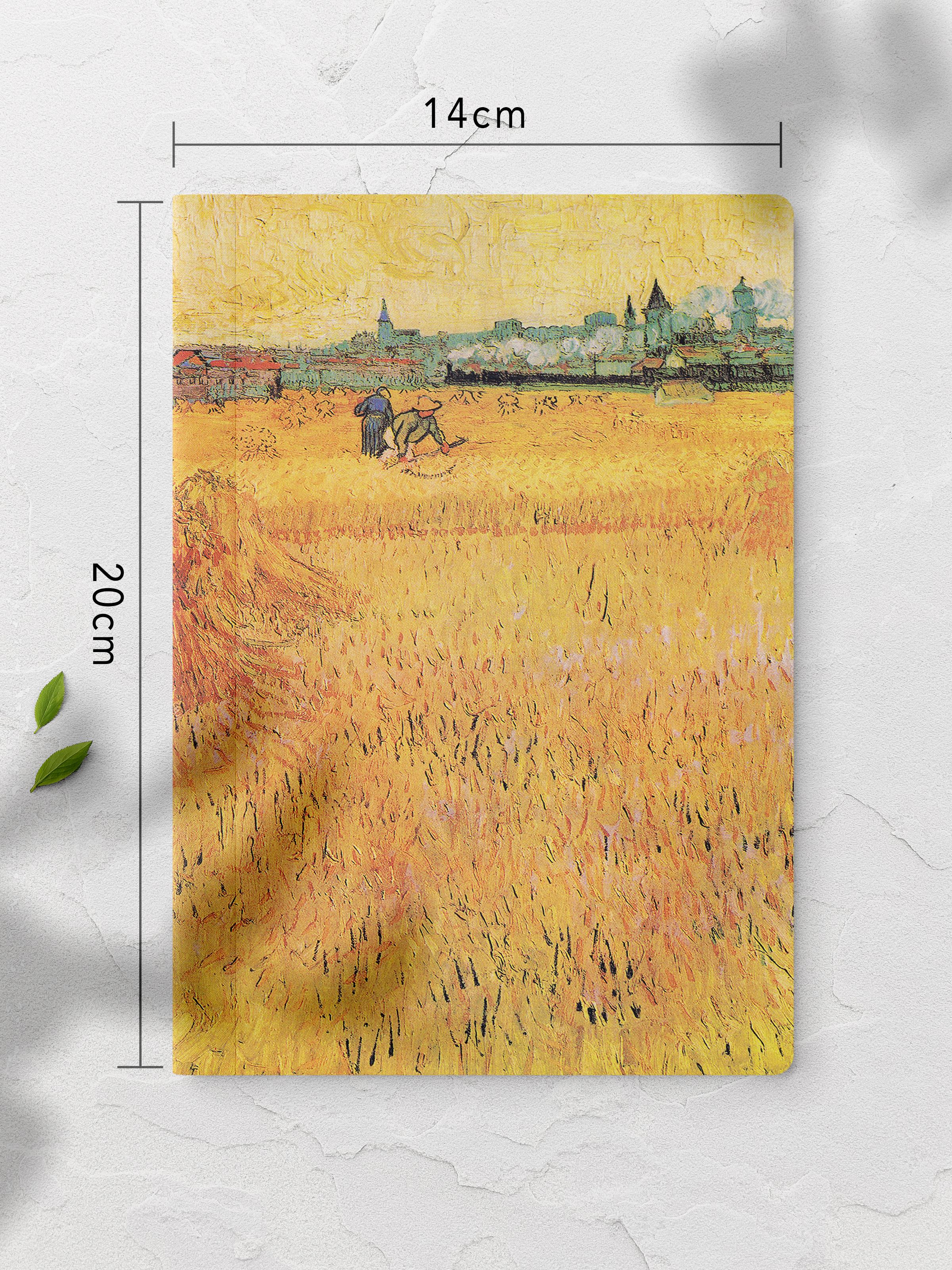 Çizgisiz Defter, Modern Sanat Notebook, Van Gogh Temalı Not Defteri 64 Sayfa, 14*21cm