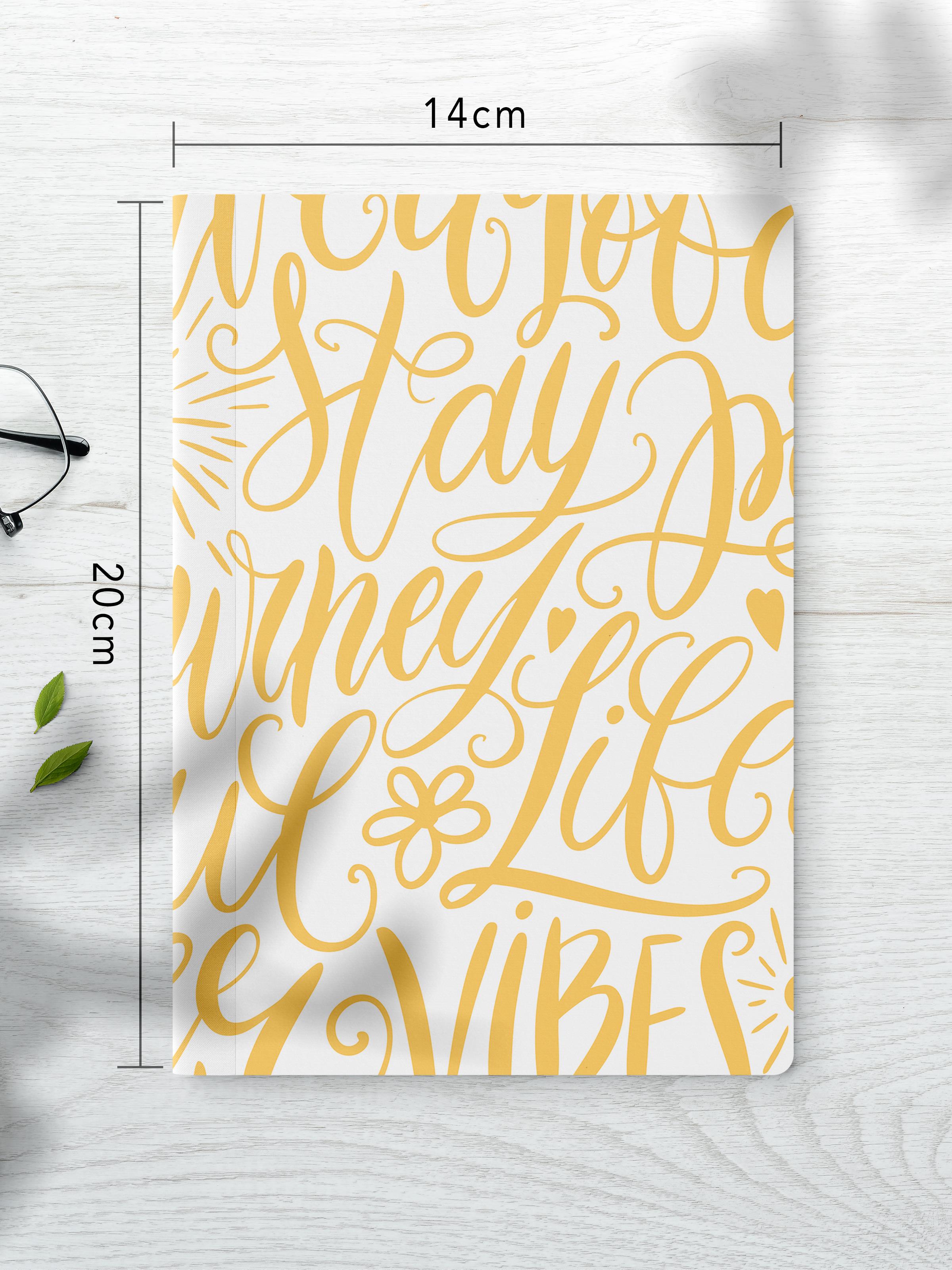 Çizgisiz Defter Seti, 2 Adet Geometrik Desenli Notebook, Not Defteri, Anı Defteri, 64 Sayfa Orta Boy