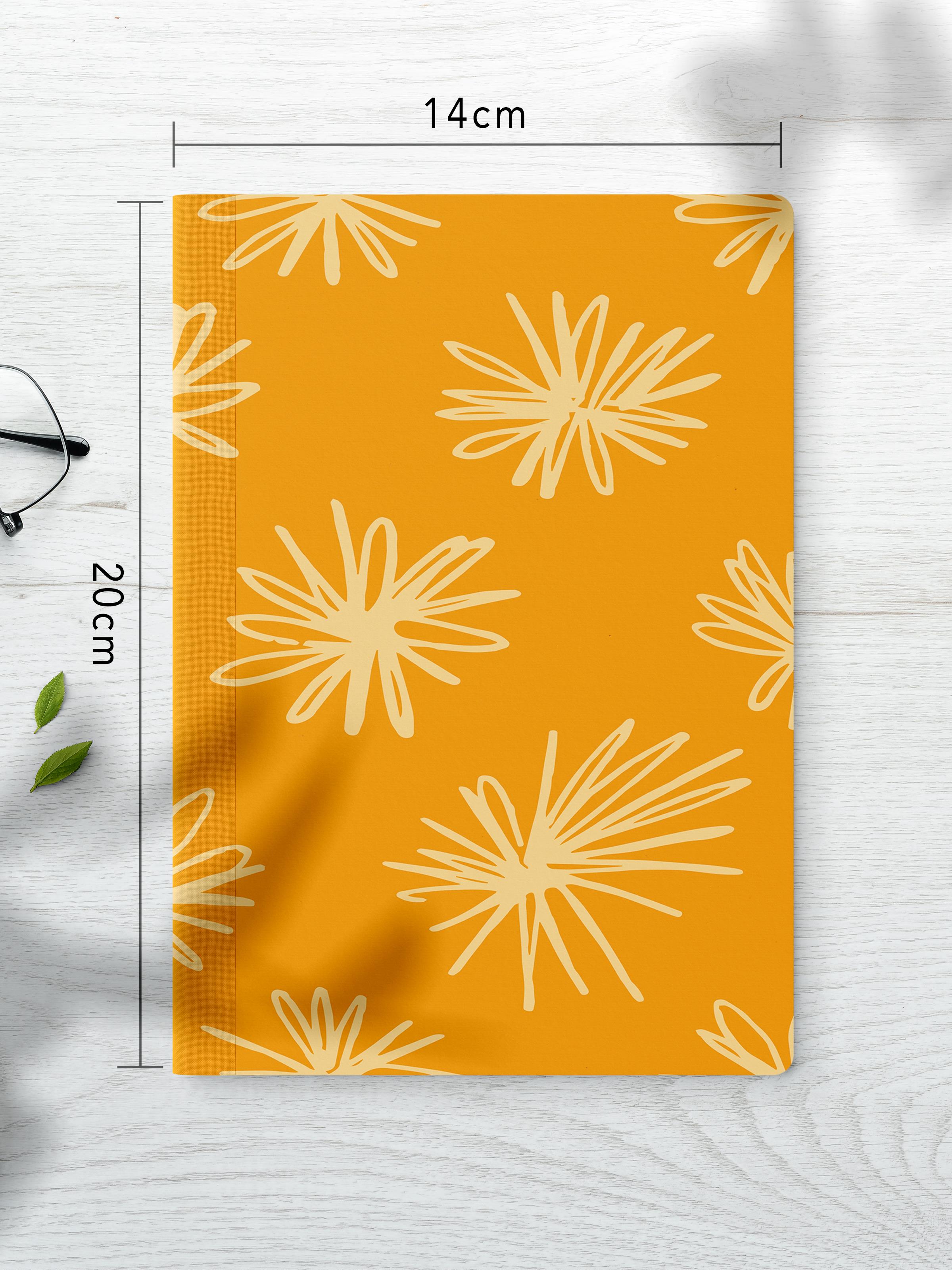 Çizgisiz Defter Seti, 2 Adet Geometrik Desenli Notebook, Not Defteri, Anı Defteri, 64 Sayfa Orta Boy