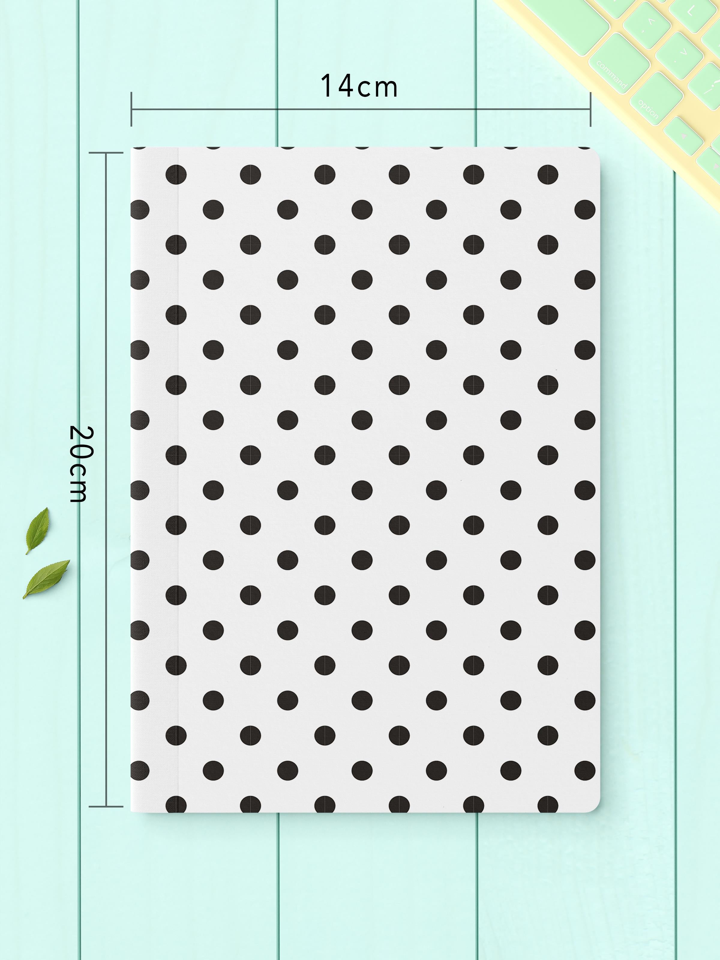 Çizgisiz Defter Seti, 2 Adet Geometrik Desenli Notebook, Not Defteri, Anı Defteri, 64 Sayfa Orta Boy